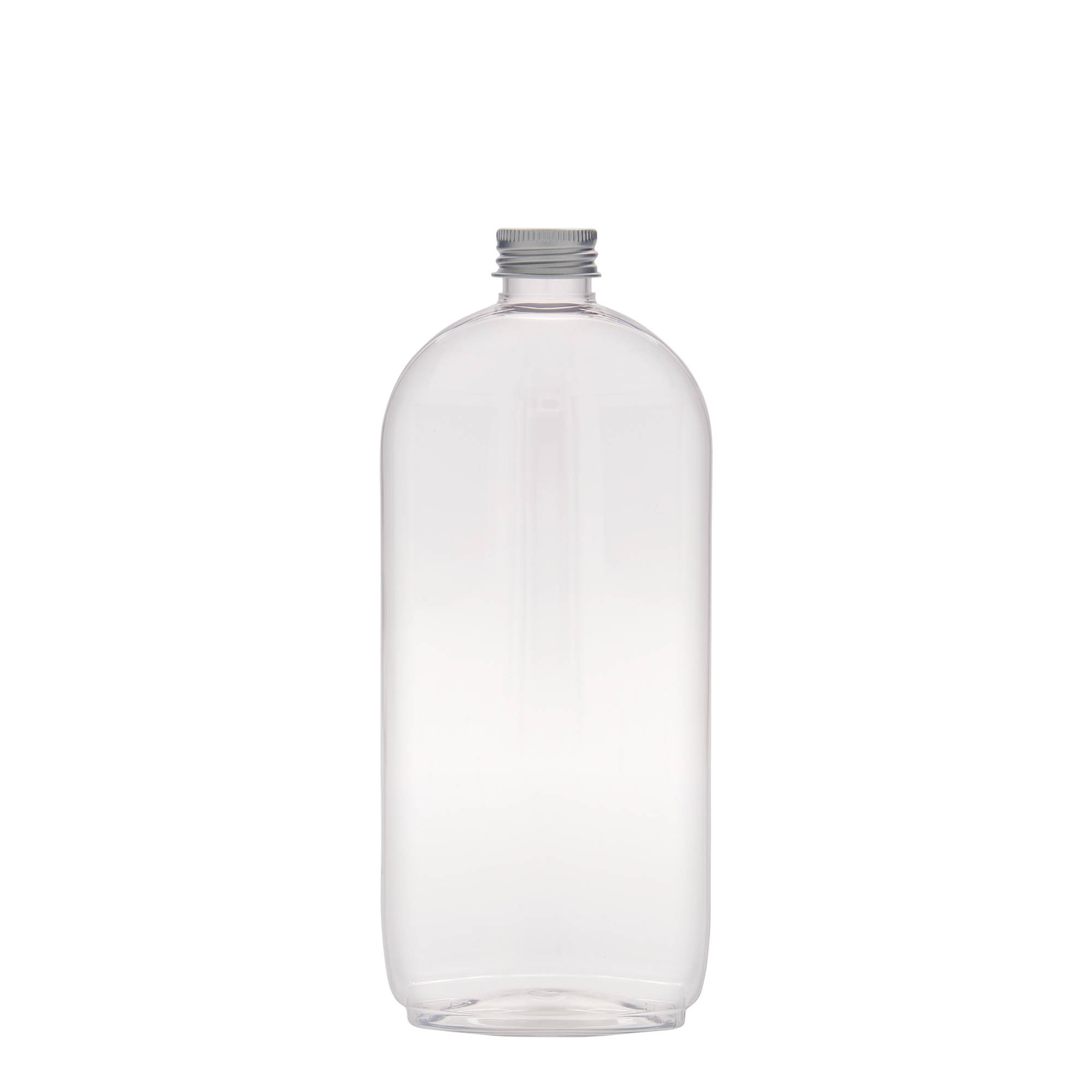 500 ml PET fľaša 'Iris', oválna, plast, hrdlo: 24/410