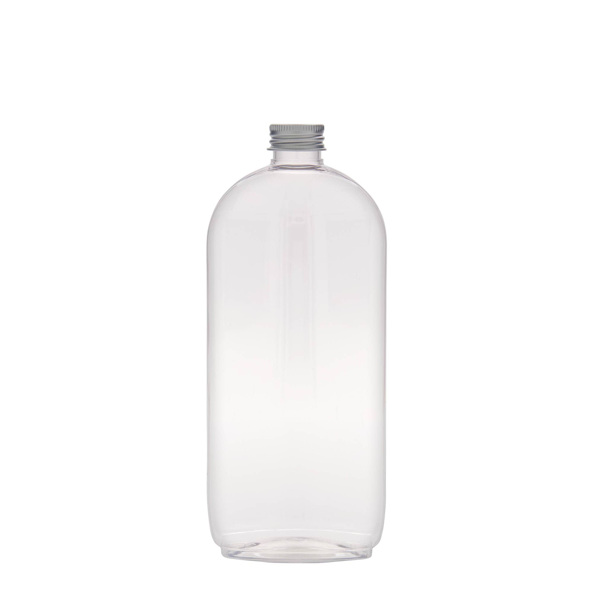 500 ml PET fľaša 'Iris', oválna, plast, hrdlo: 24/410