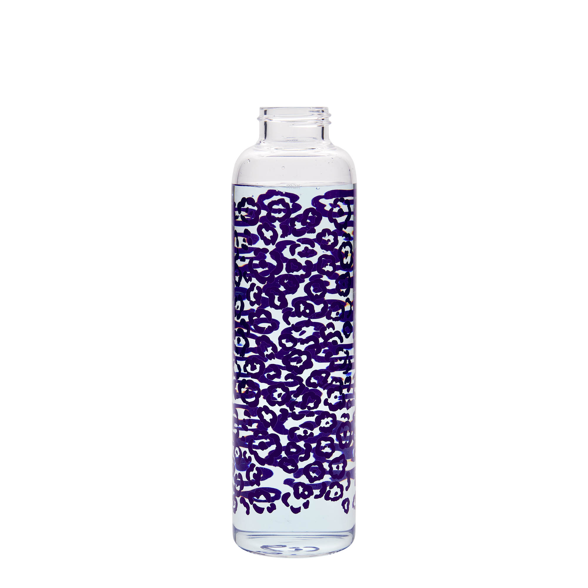 500 ml fľaša na pitie 'Perseus - Fialové kvety', otvor: skrutkovací uzáver