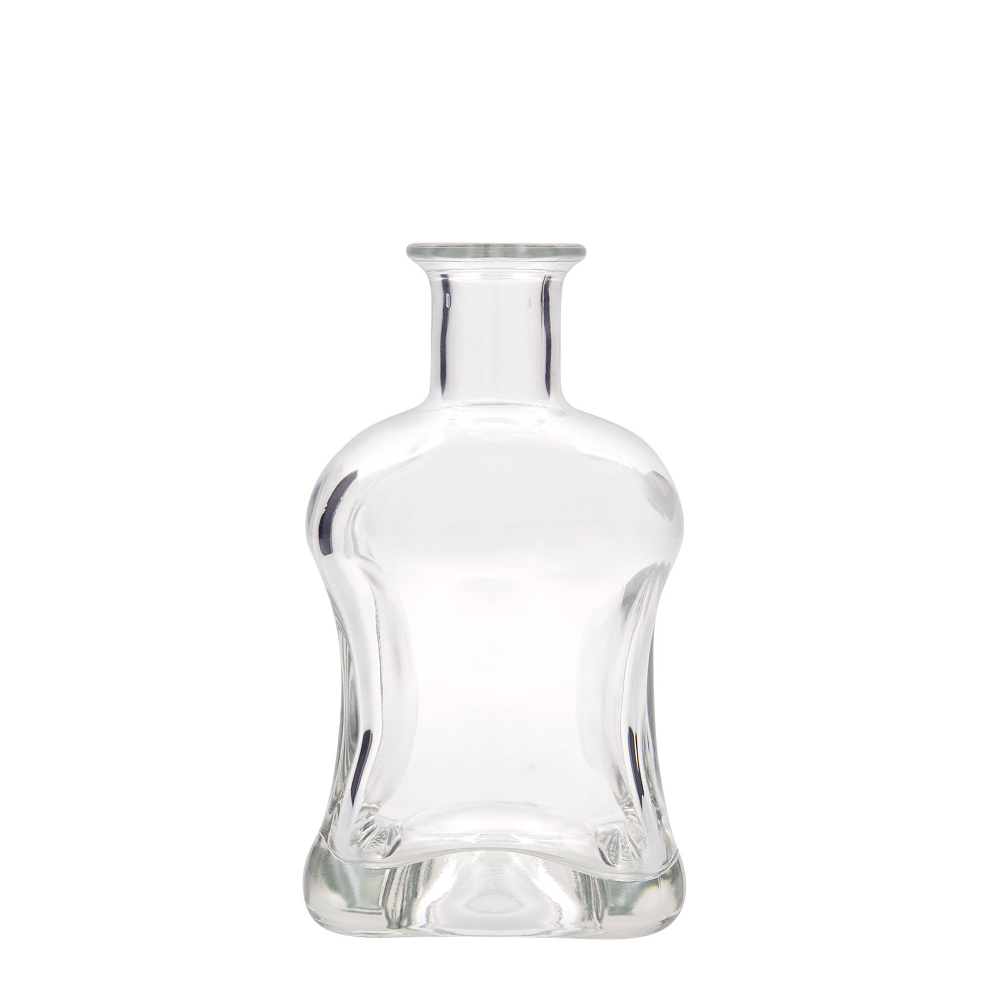 500 ml sklenená fľaša 'Dublin', štvorcová, hrdlo: korkové 500 ml sklenená fľaša 'Dublin', štvorcová, hrdlo: korkové
