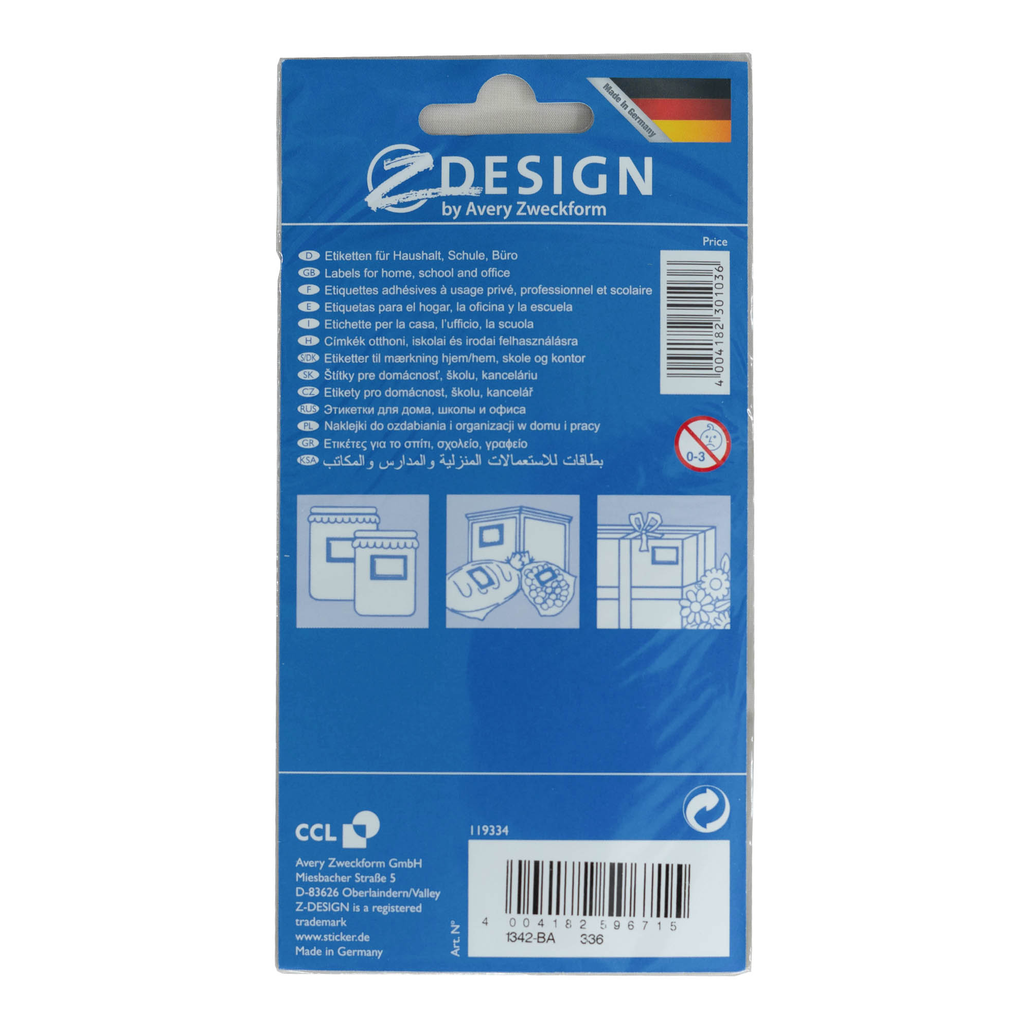 Zweckform etikety „Rám ovocia“, obdĺžnikové, papier, viacfarebné Zweckform etikety „Rám ovocia“, obdĺžnikové, papier, viacfarebné