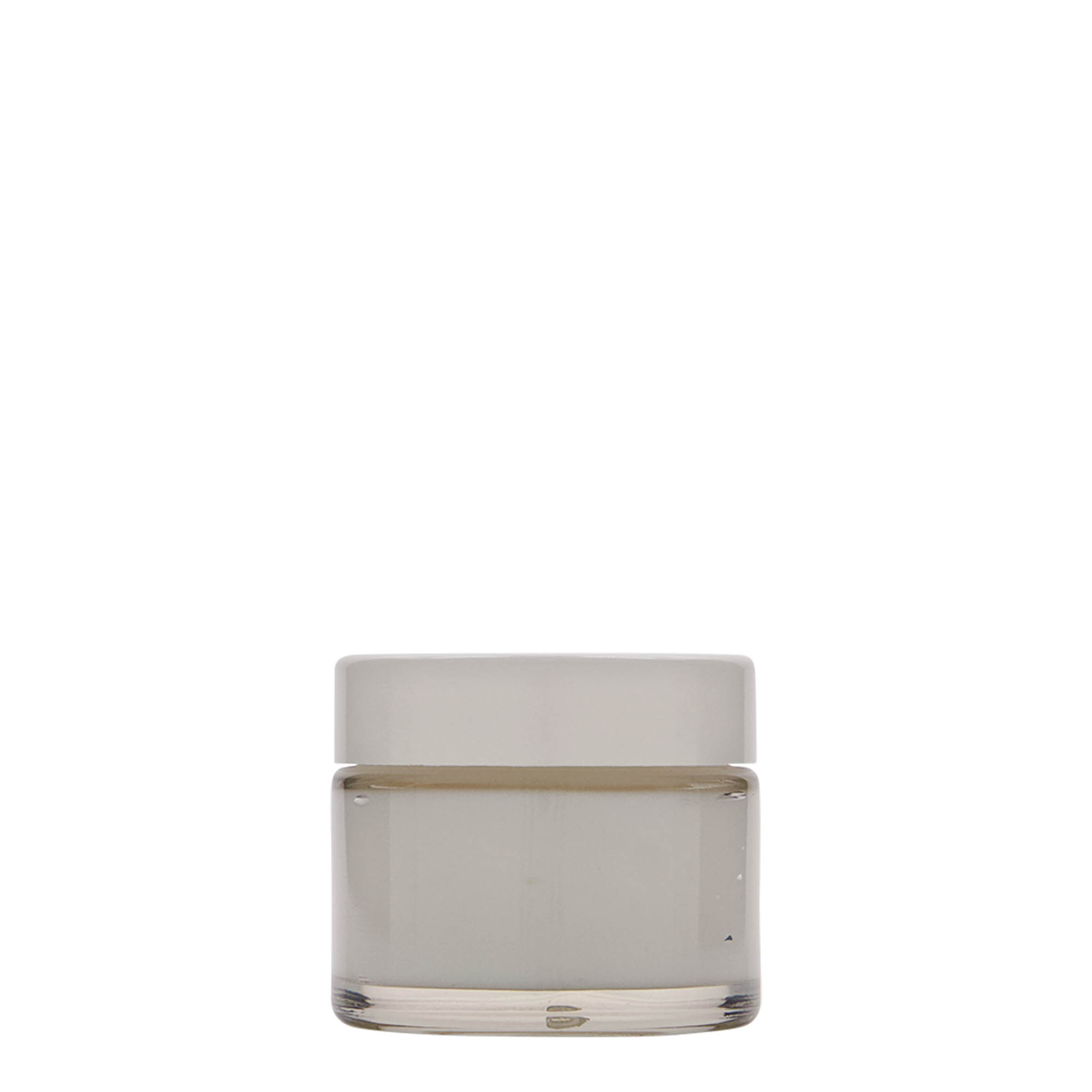 50 ml téglik „Beauty“, sklo, hrdlo: závitové viečko 50 ml téglik „Beauty“, sklo, hrdlo: závitové viečko