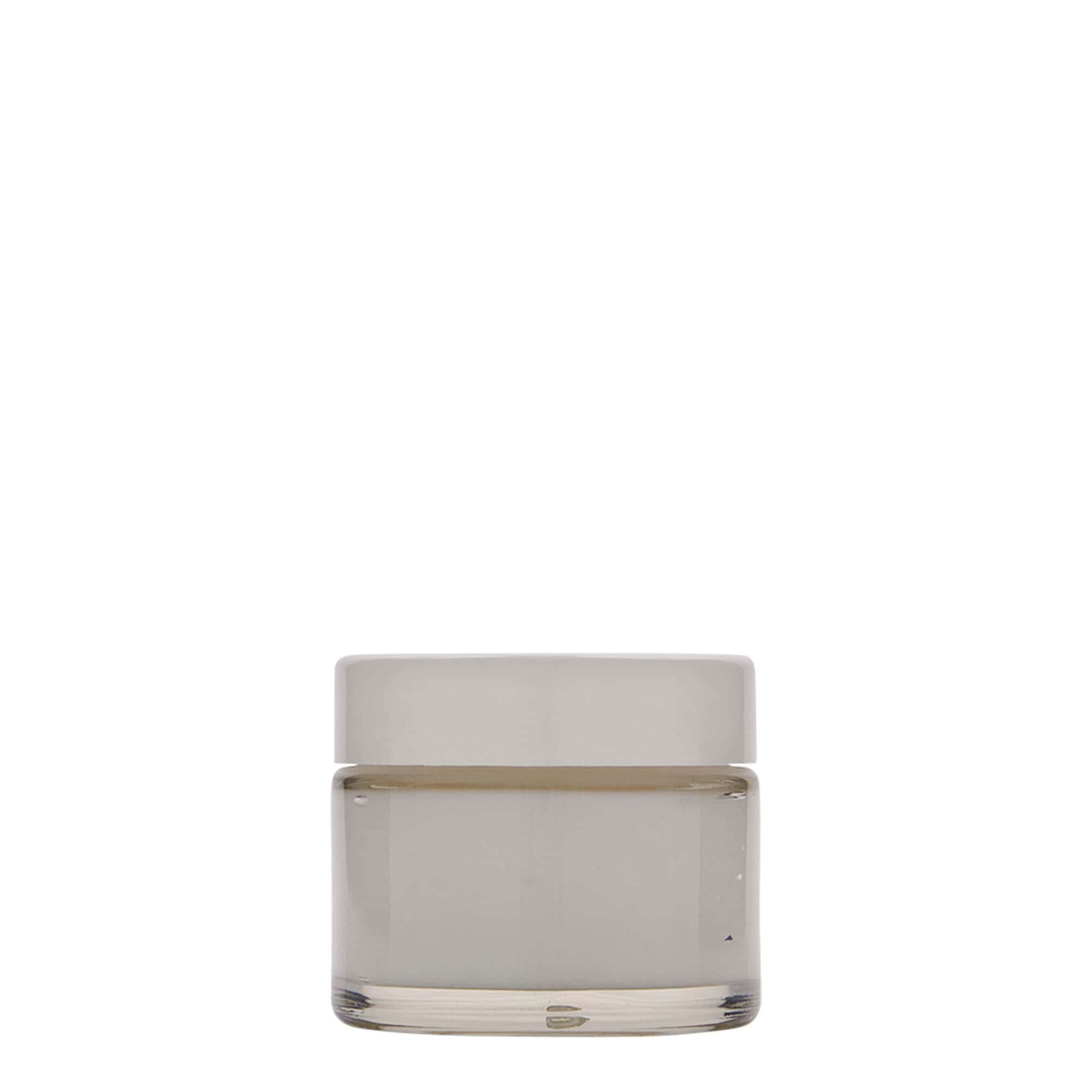 50 ml téglik „Beauty“, sklo, hrdlo: závitové viečko