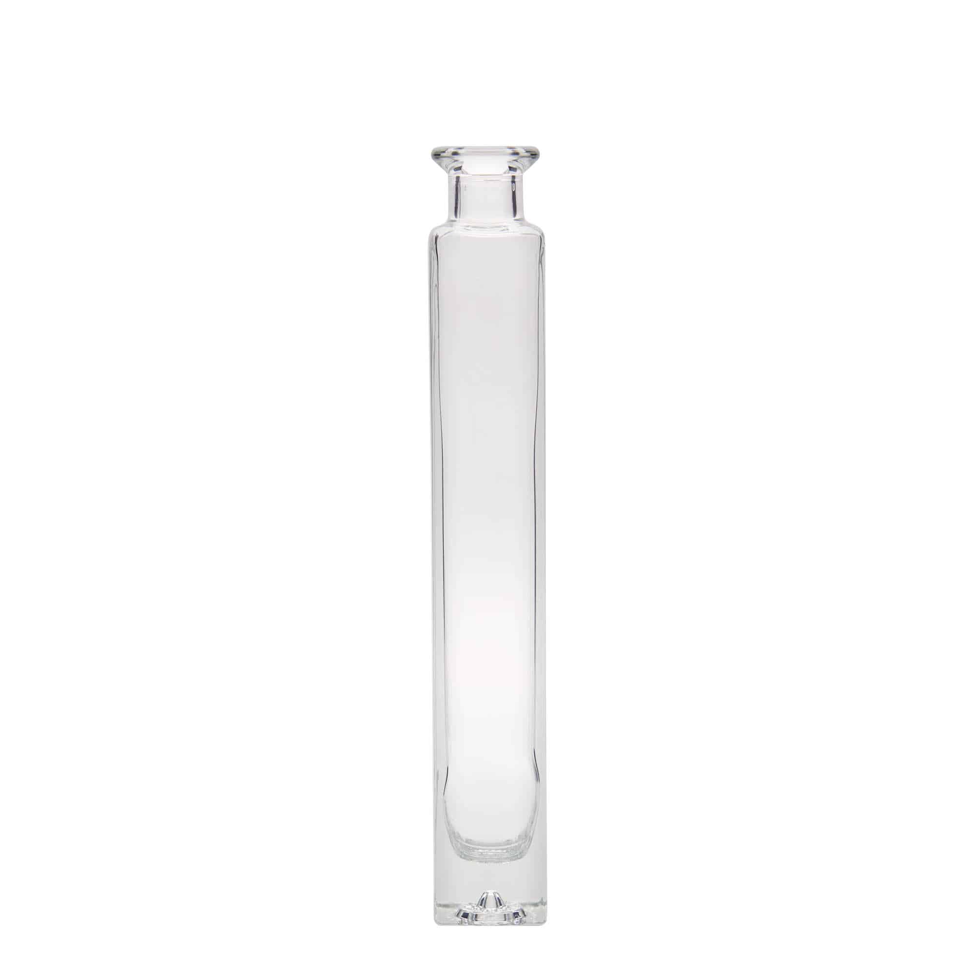200 ml sklená fľaša „Tommy“, štvorcová, hrdlo: korok 200 ml sklená fľaša „Tommy“, štvorcová, hrdlo: korok