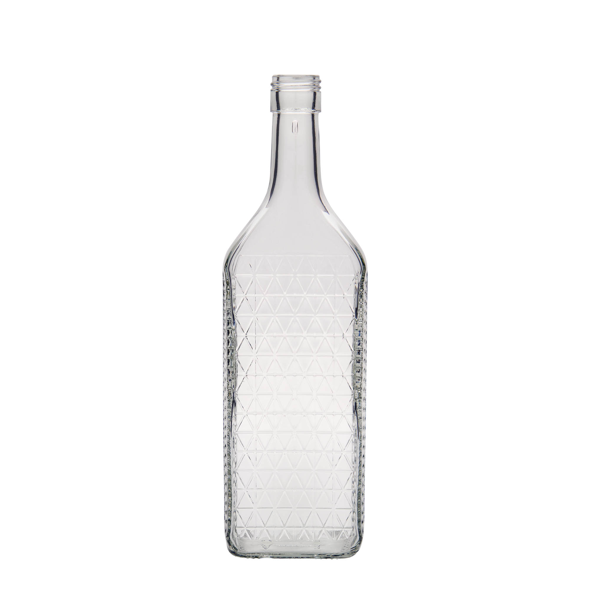 700 ml sklenená fľaša 'Caruso', obdĺžniková, hrdlo: PP 31,5 700 ml sklenená fľaša 'Caruso', obdĺžniková, hrdlo: PP 31,5