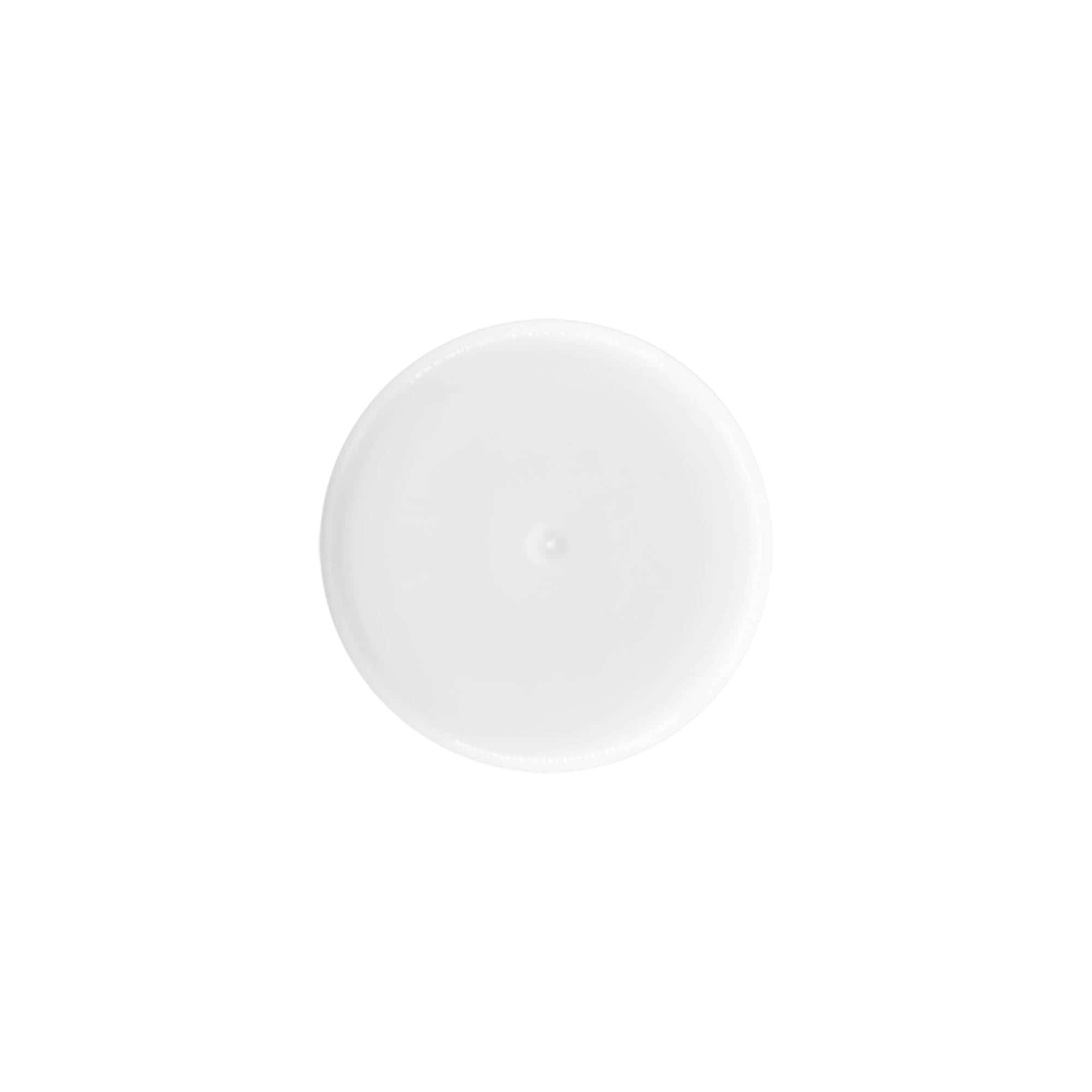 Krytka pre 50 ml roll-on fľašu, PP plast, biela, pre hrdlo: závitové uzáver Krytka pre 50 ml roll-on fľašu, PP plast, biela, pre hrdlo: závitové uzáver