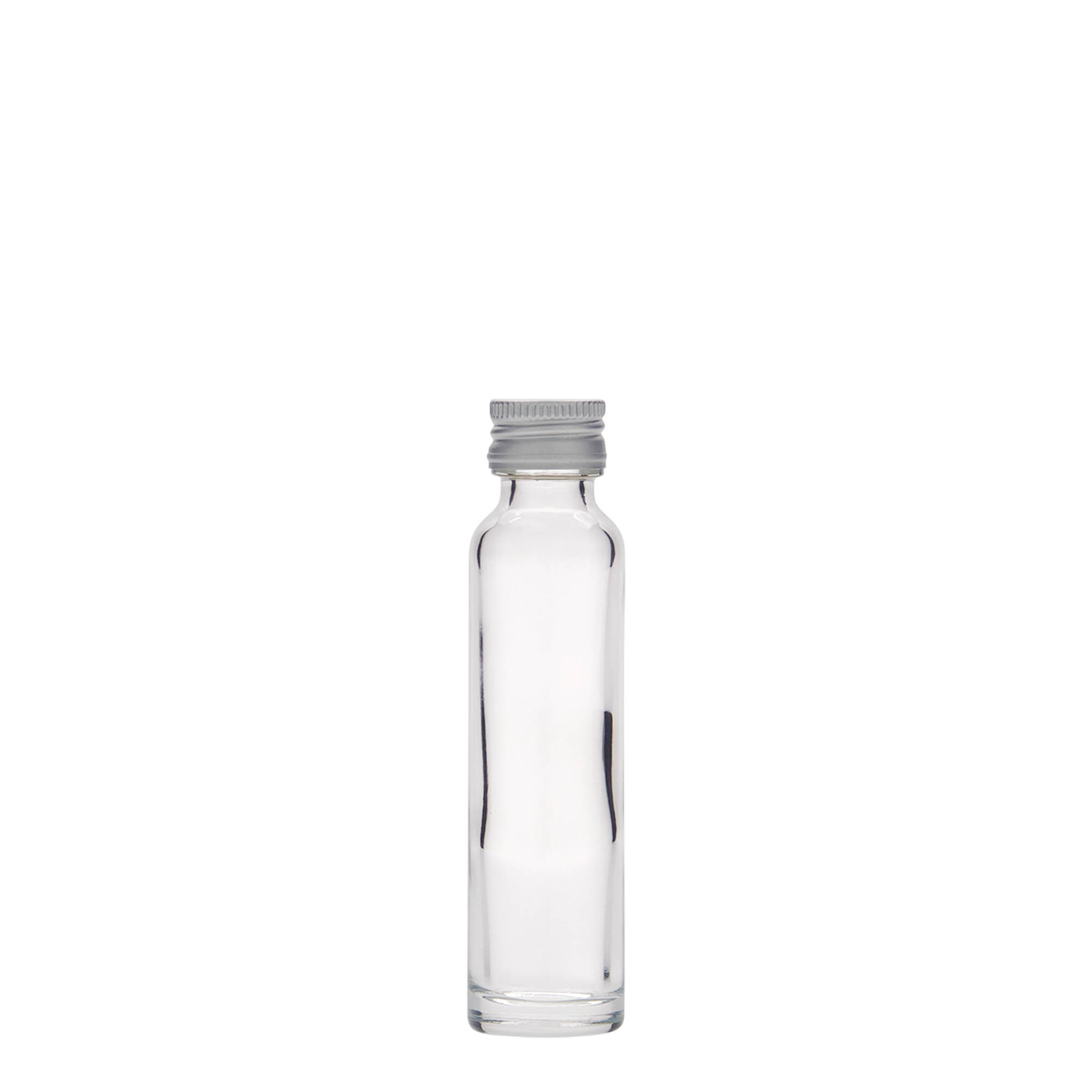 20 ml fľaštička s krúžkom, sklo, hrdlo: PP 18 20 ml fľaštička s krúžkom, sklo, hrdlo: PP 18