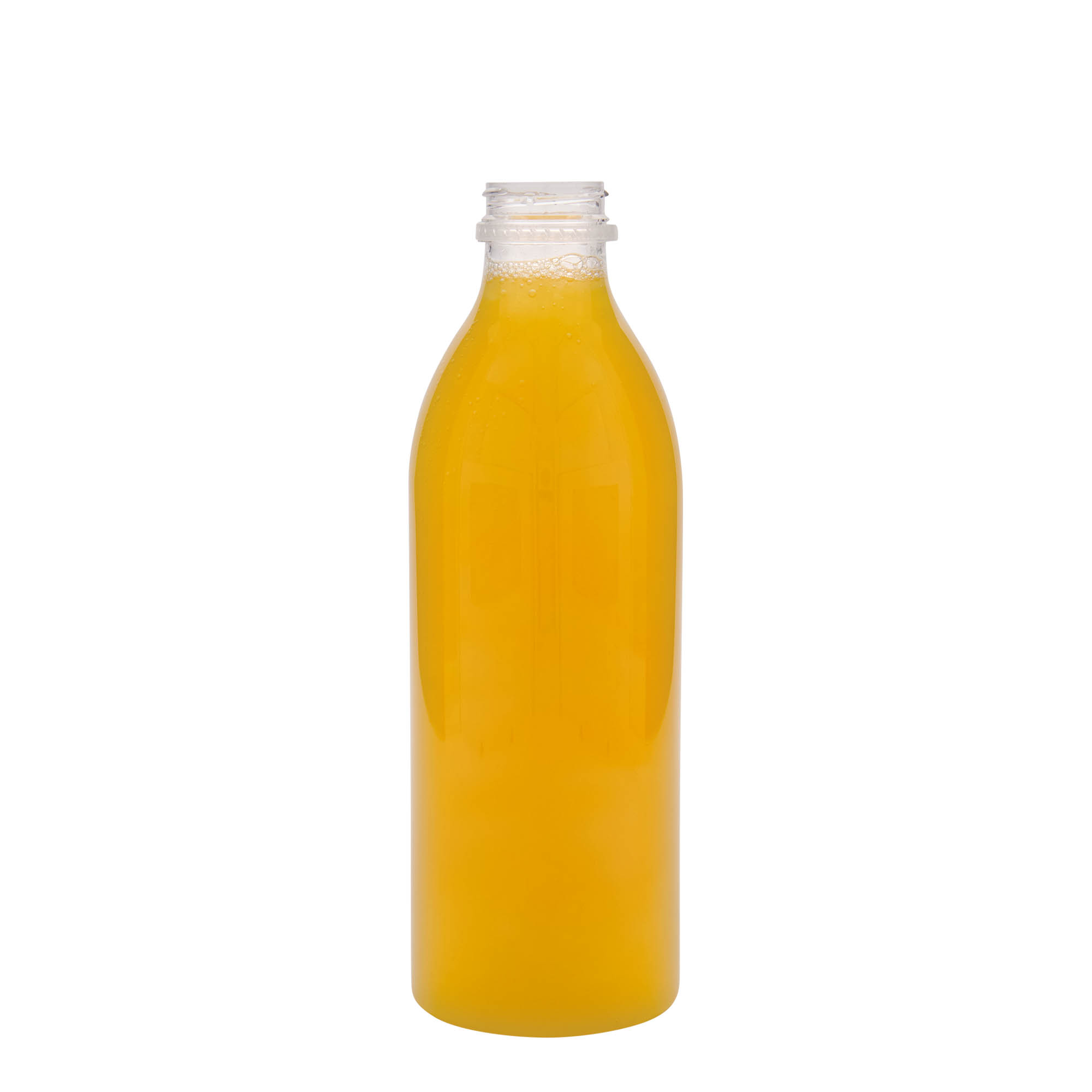 1 000 ml PET fľaša štandard, plast, hrdlo: 38 mm 1 000 ml PET fľaša štandard, plast, hrdlo: 38 mm