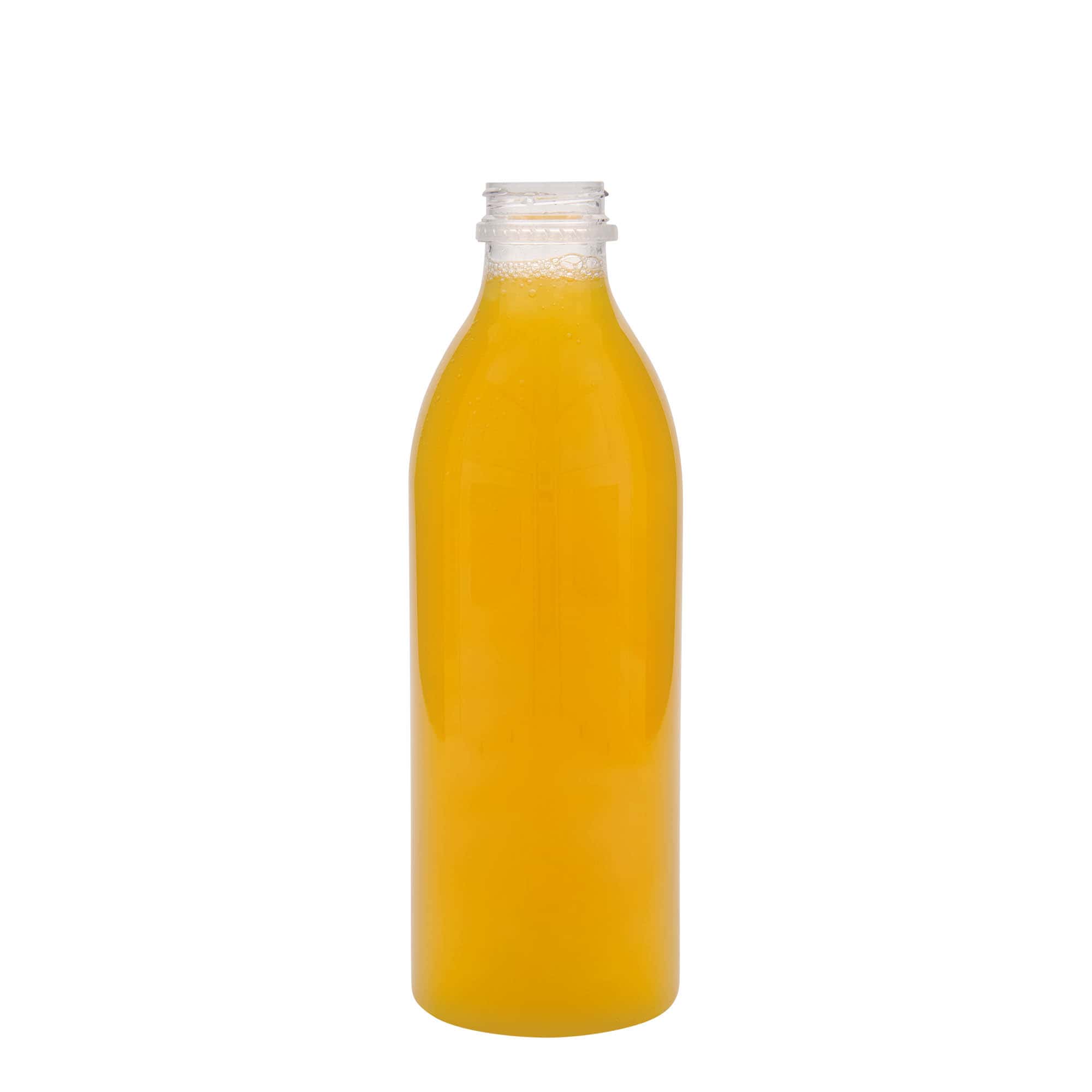 1 000 ml PET fľaša štandard, plast, hrdlo: 38 mm