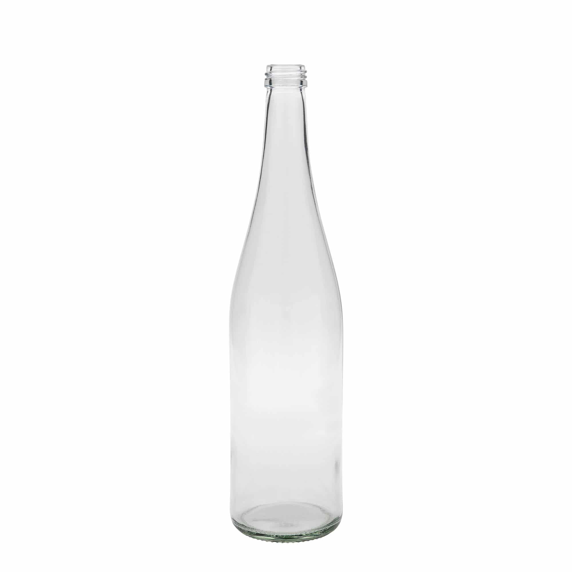 750 ml sklená fľaša „Fľaša na víno“, hrdlo: PP 28 750 ml sklená fľaša „Fľaša na víno“, hrdlo: PP 28