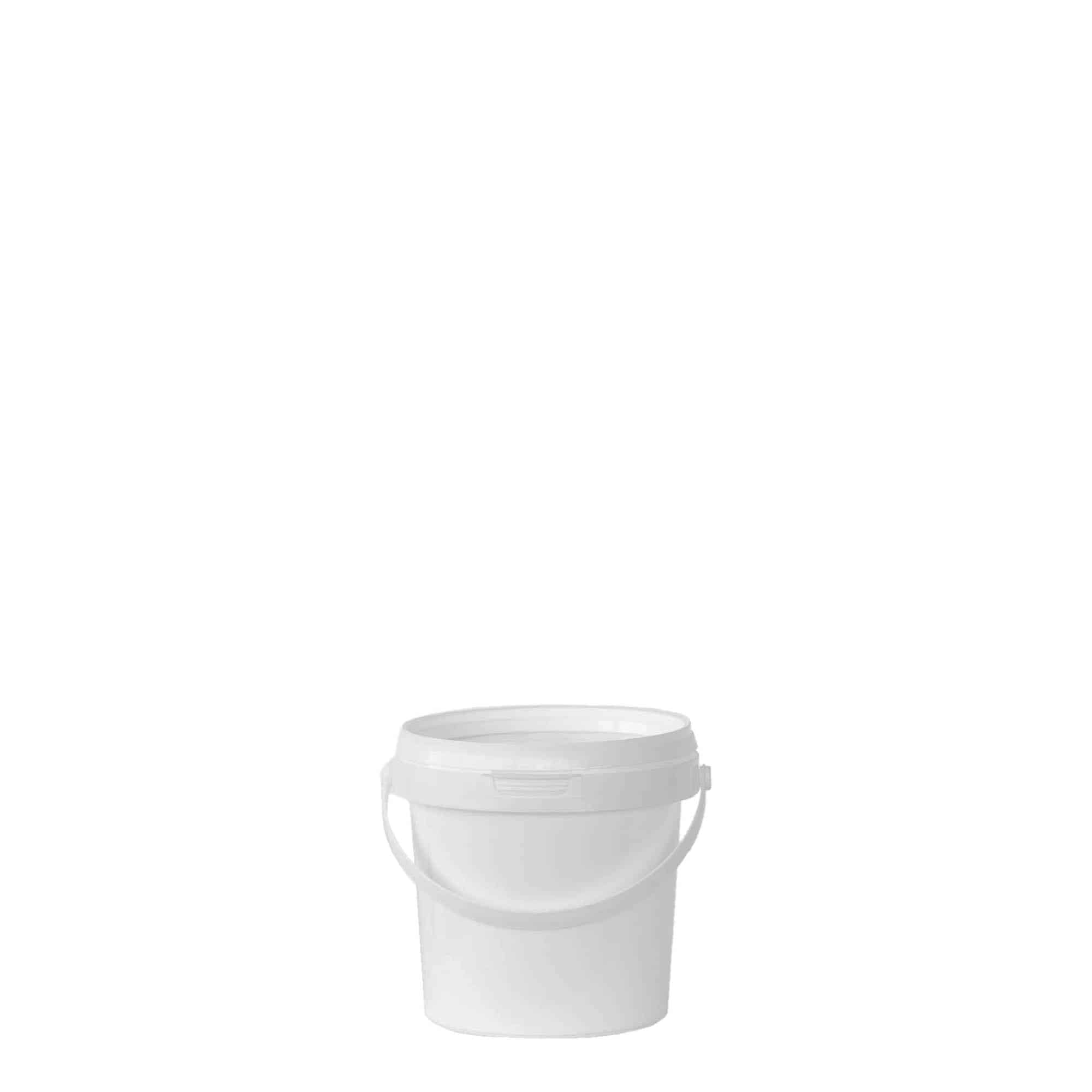 0,6 l vedierko, PP plast, biela farba