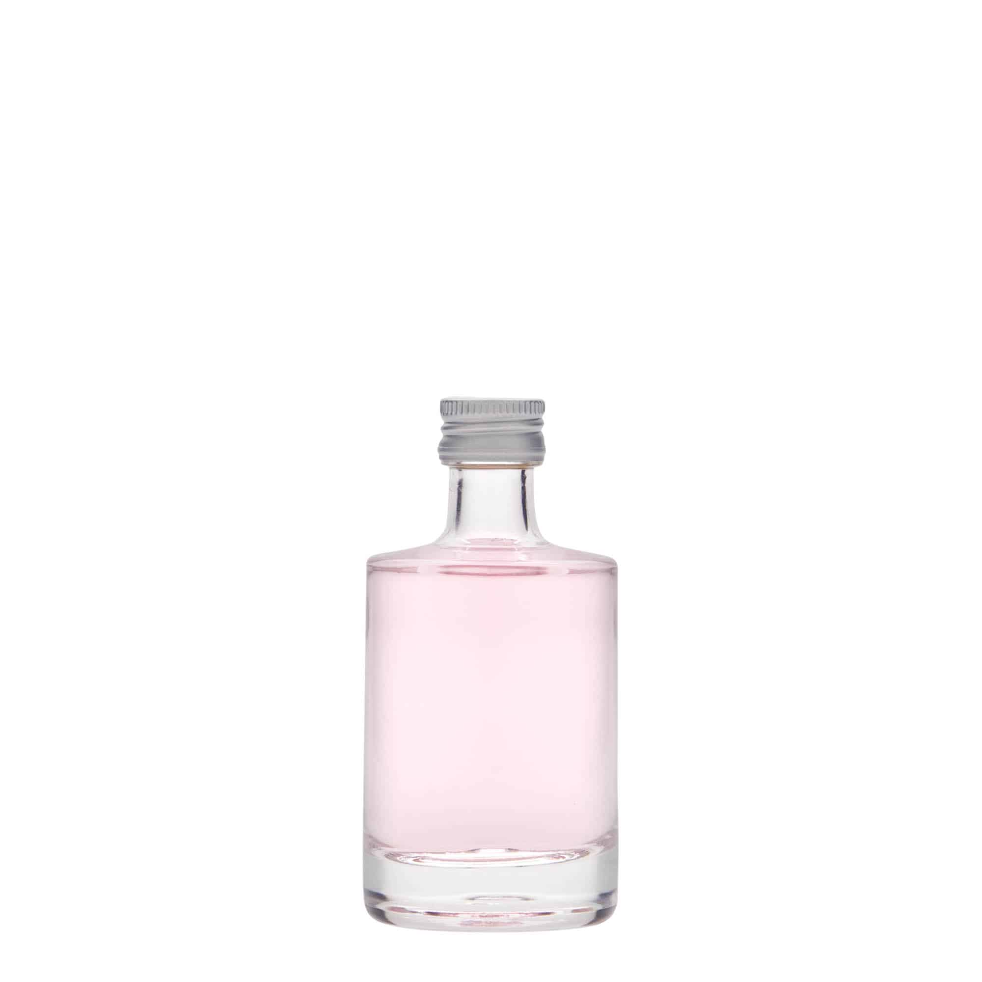 50 ml sklená fľaša „Aventura“, hrdlo: PP 18