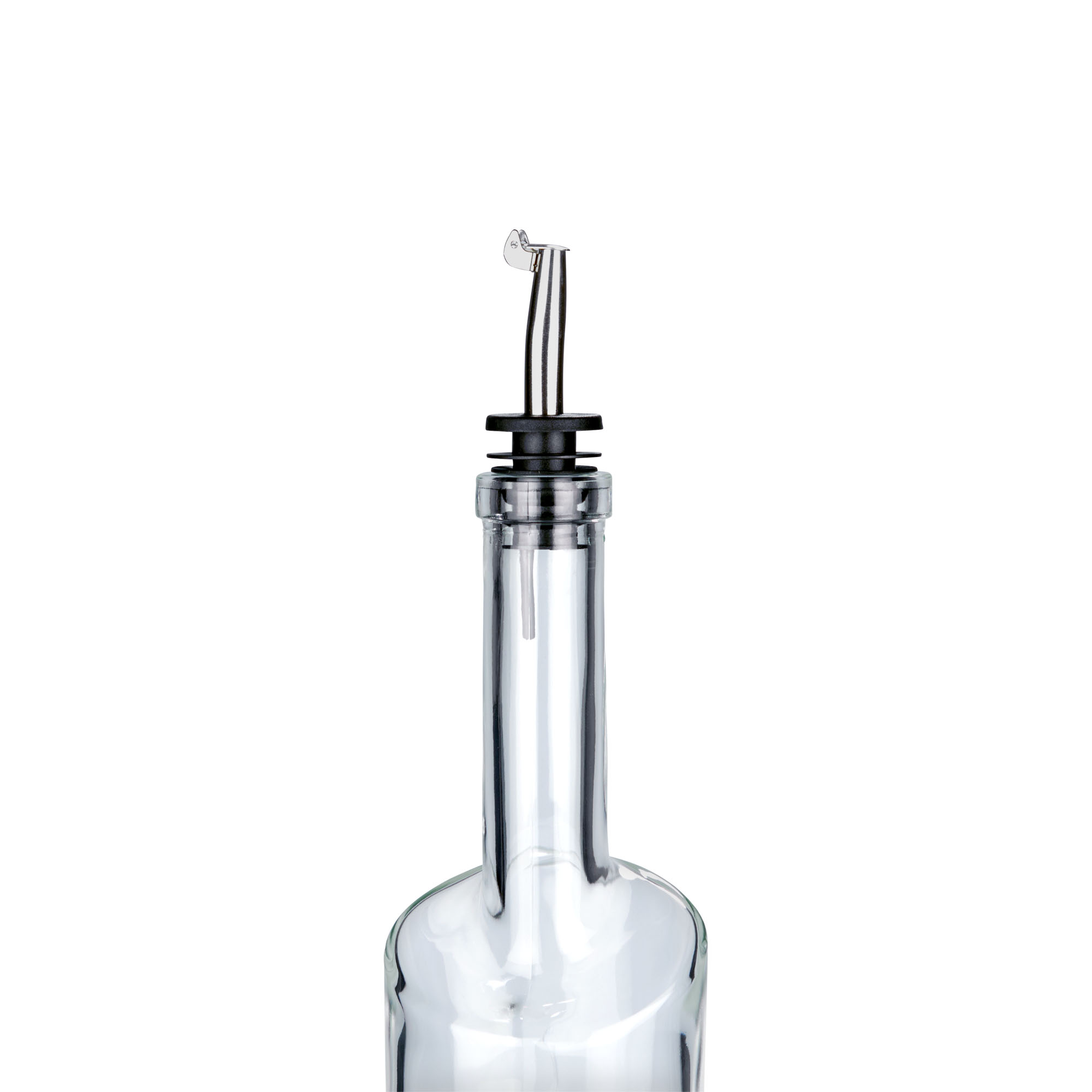 Nálevka Inox s kovovou klapkou, nerezová oceľ, strieborná Nálevka Inox s kovovou klapkou, nerezová oceľ, strieborná