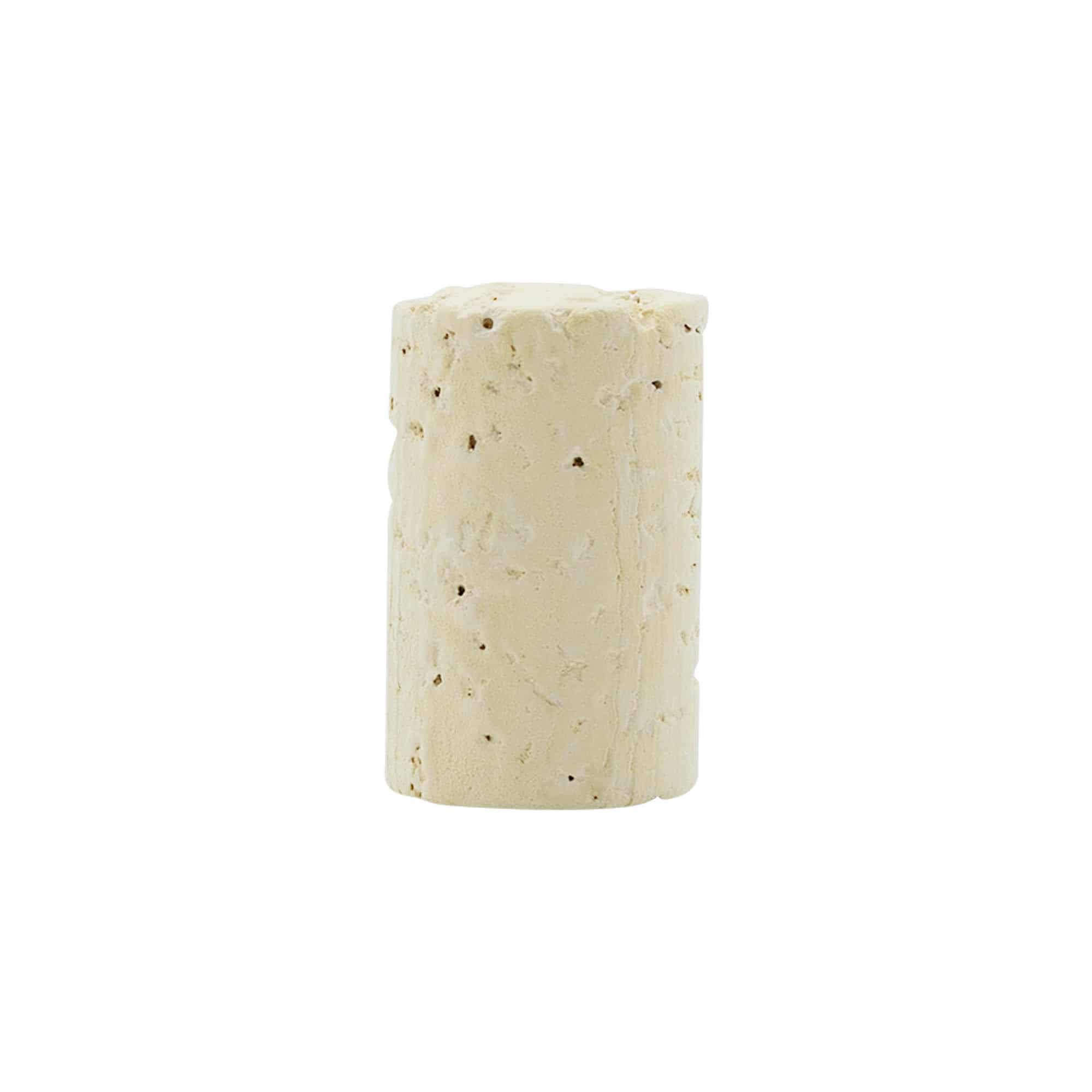 Zátky na víno 24 mm, prírodný korok, béžová farba, pre hrdlo: korok