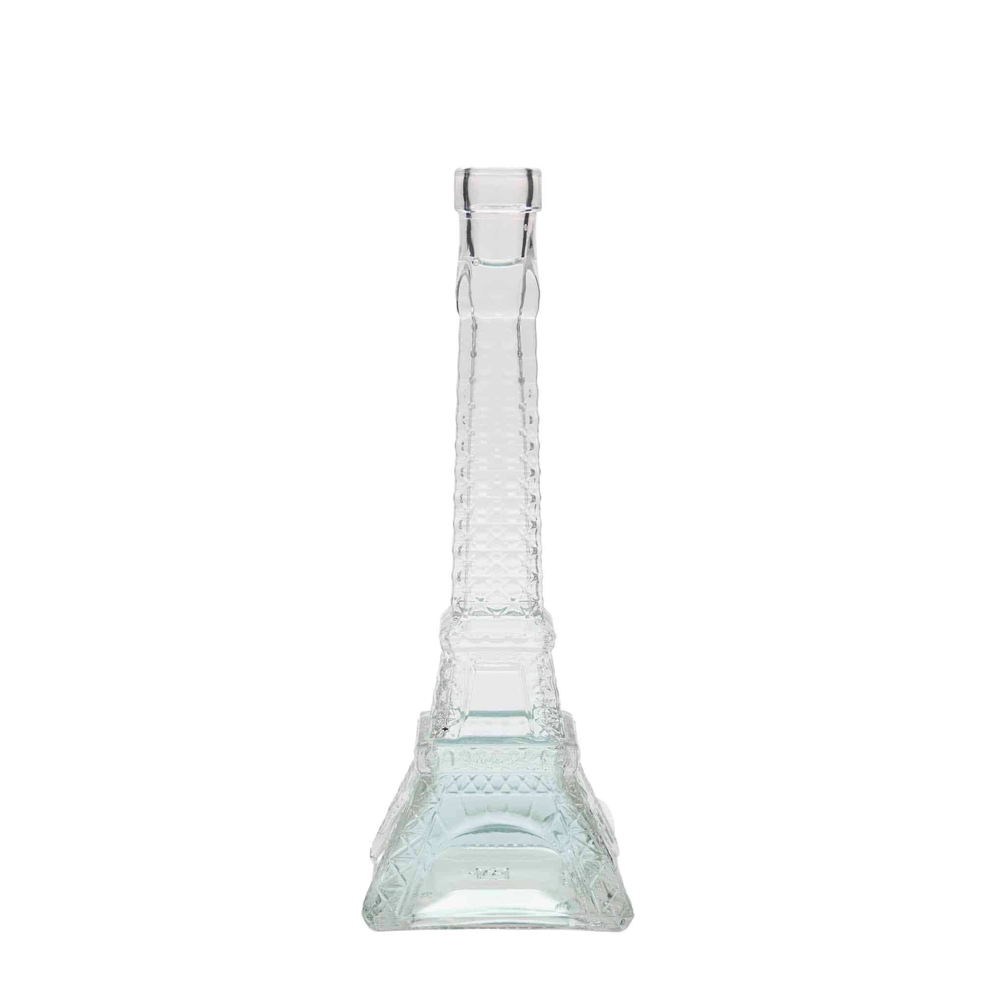 200 ml sklená fľaša „Eiffelova veža“, hrdlo: korok