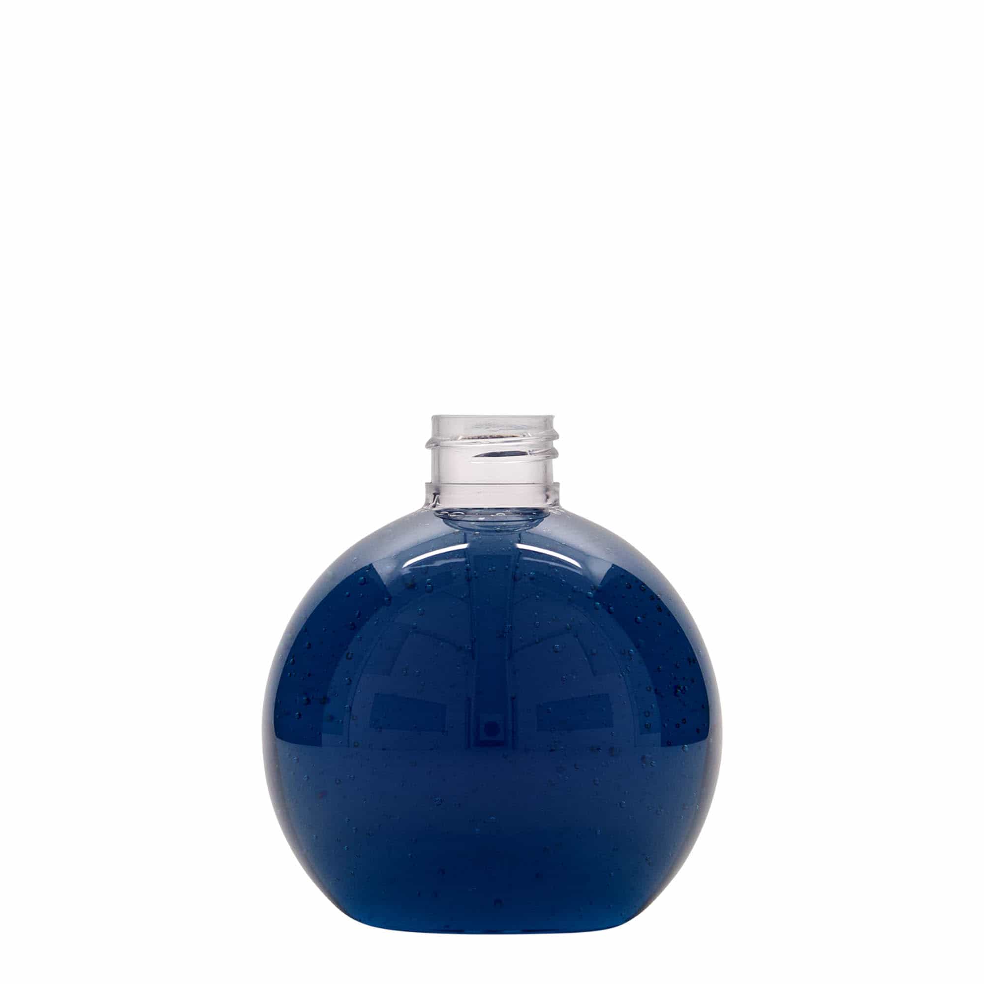 250 ml PET fľaša „Perry“, okrúhla, plast, hrdlo: GPI 24/410