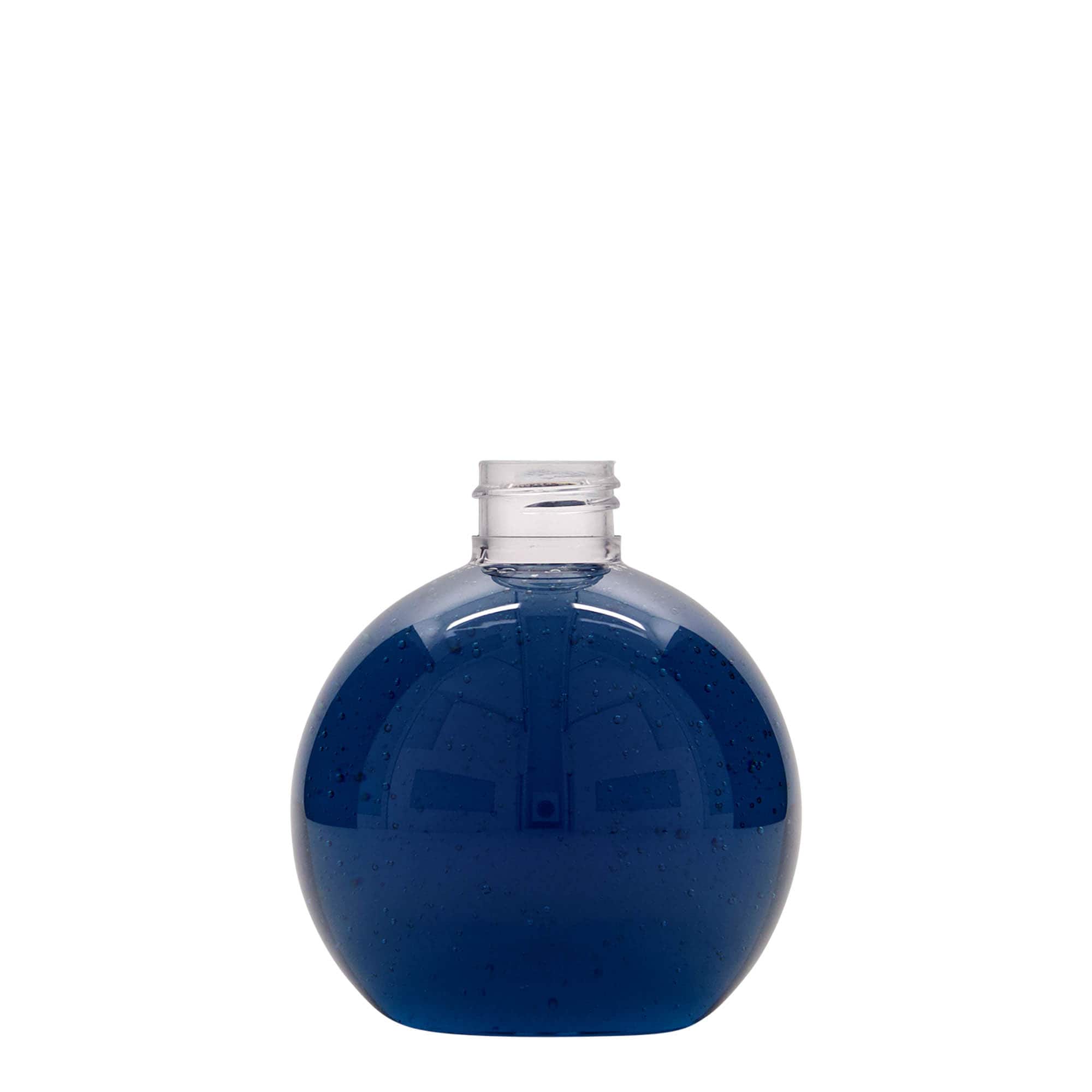 250 ml PET fľaša 'Perry', okrúhla, plast, hrdlo: 24/410