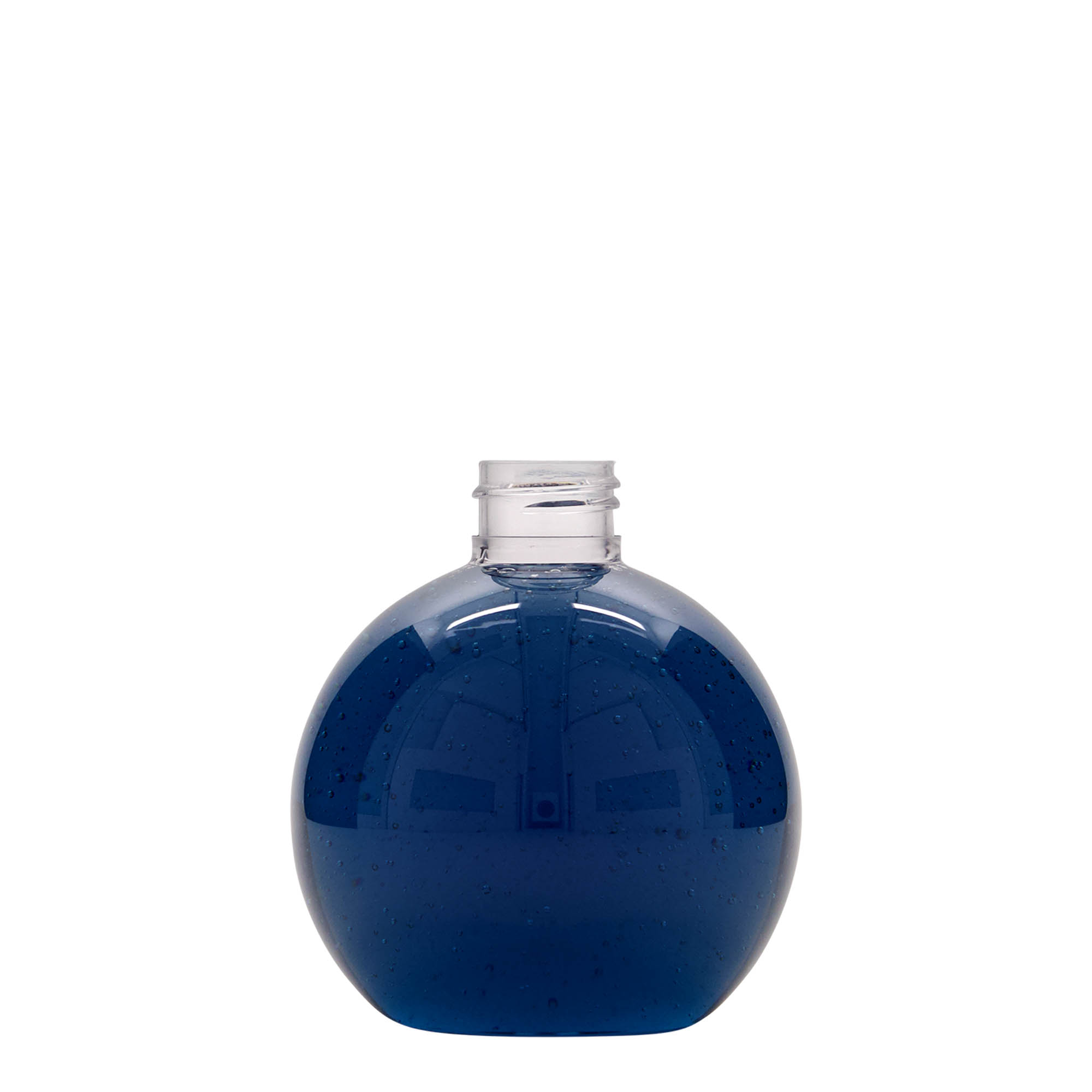 250 ml PET fľaša 'Perry', okrúhla, plast, hrdlo: 24/410
