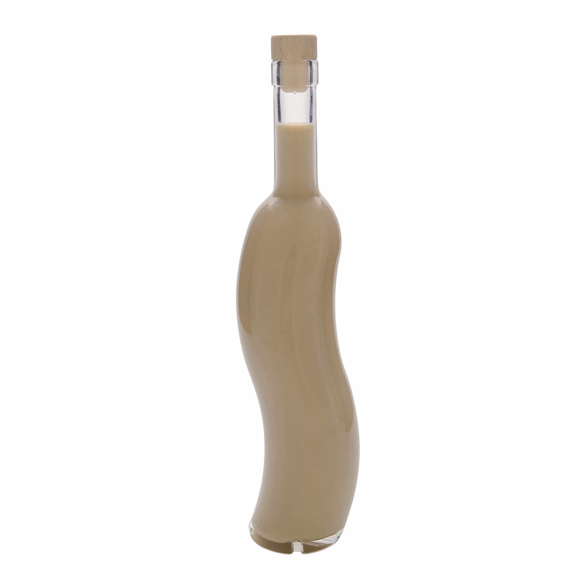 500 ml sklená fľaša „La-Ola“, polguľová, hrdlo: korok