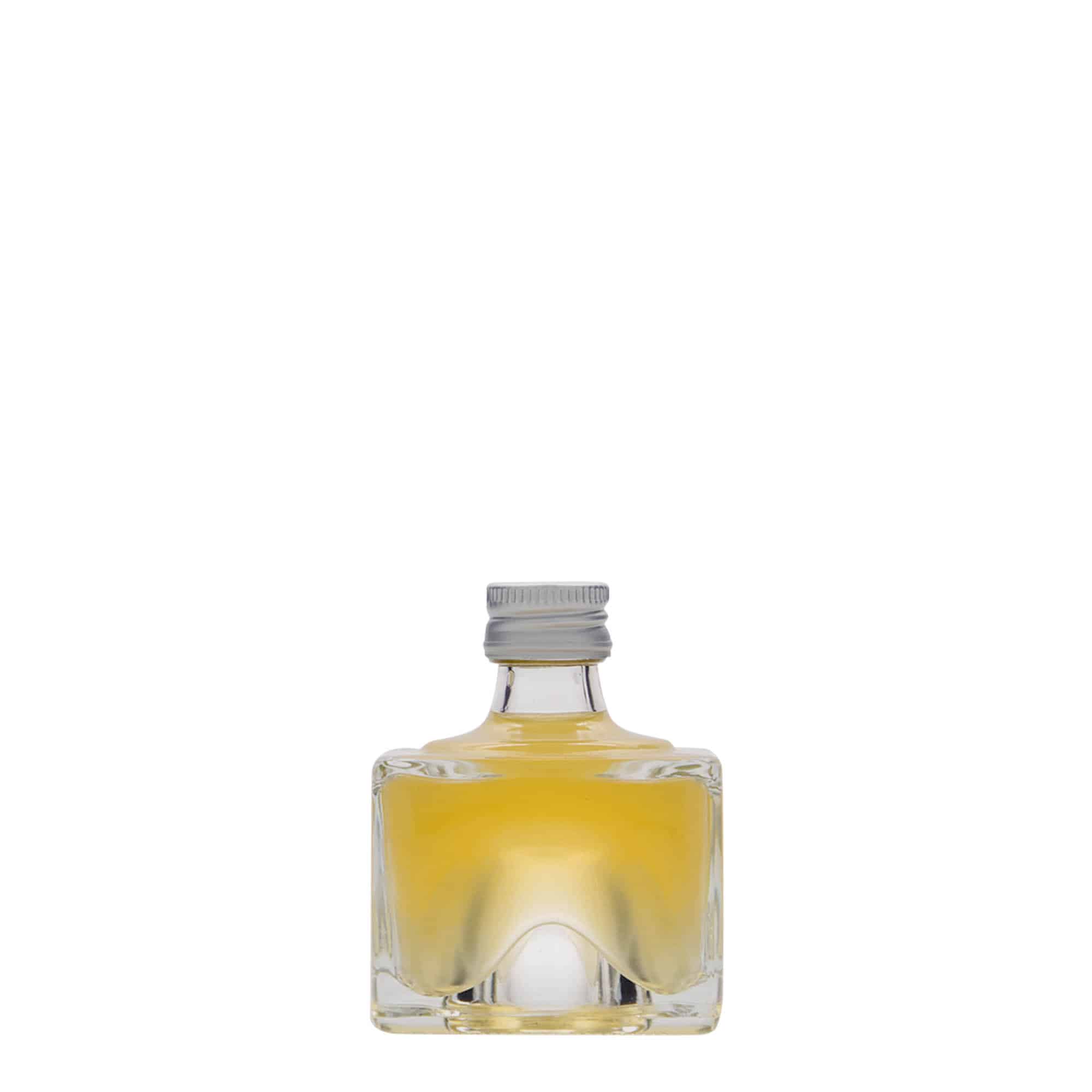 40 ml sklená fľaša „Cocolores“, štvorcová, hrdlo: PP 18