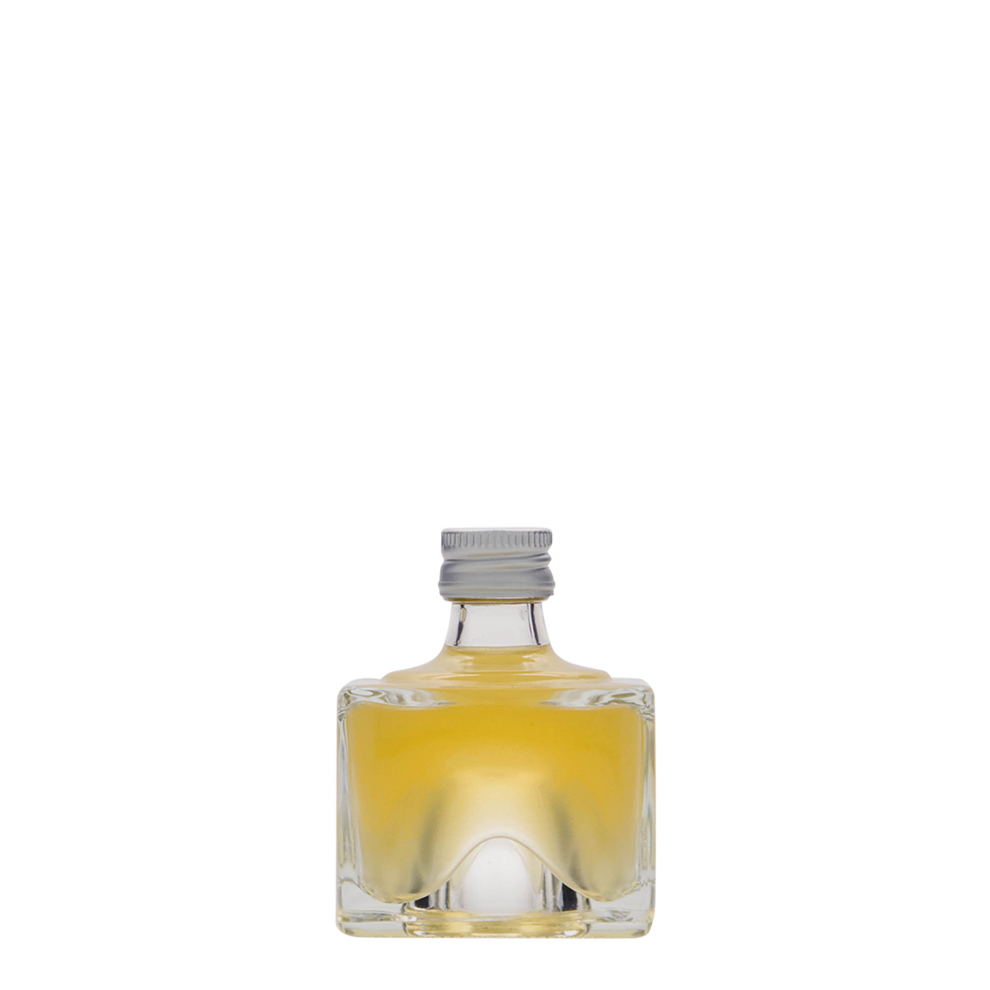 40 ml sklenená fľaša 'Cocolores', štvorcová, hrdlo: PP 18