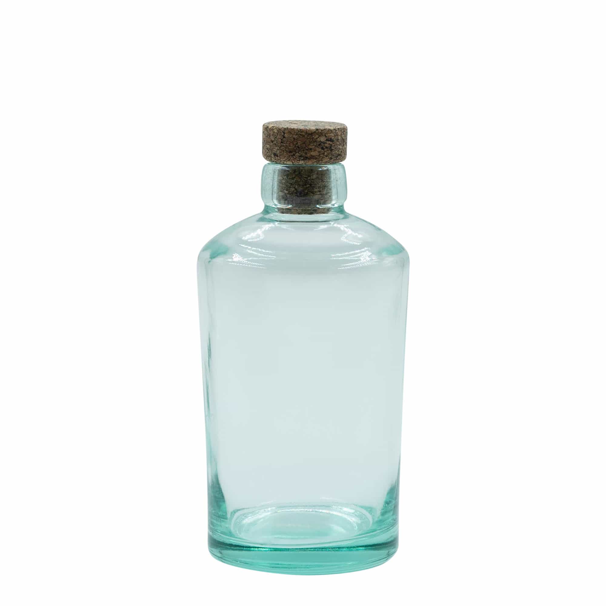 500 ml sklená fľaša „Barrel“, hrdlo: korok