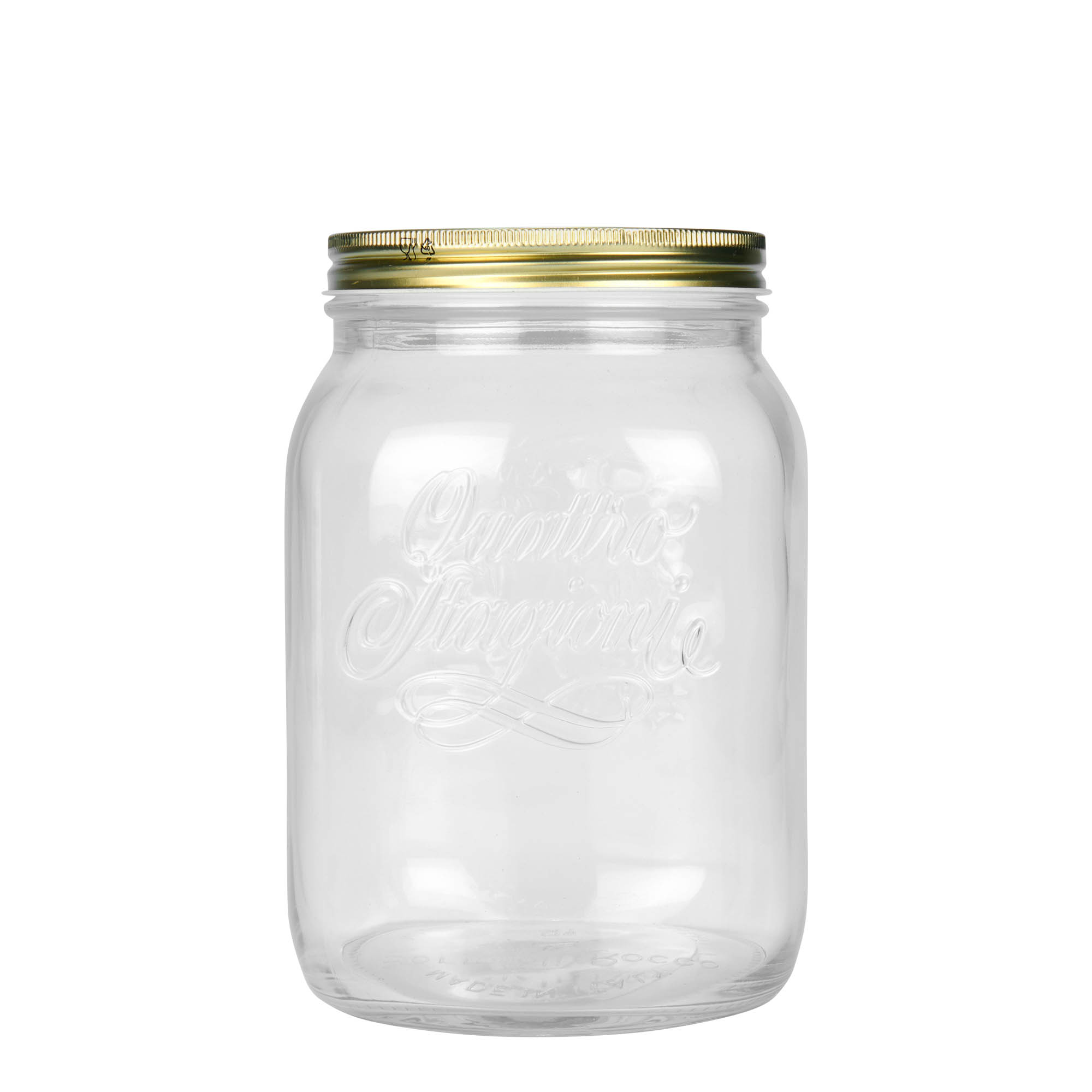 2 000 ml sklo 'Quattro Stagioni', hrdlo: závitové viečko 2 000 ml sklo 'Quattro Stagioni', hrdlo: závitové viečko