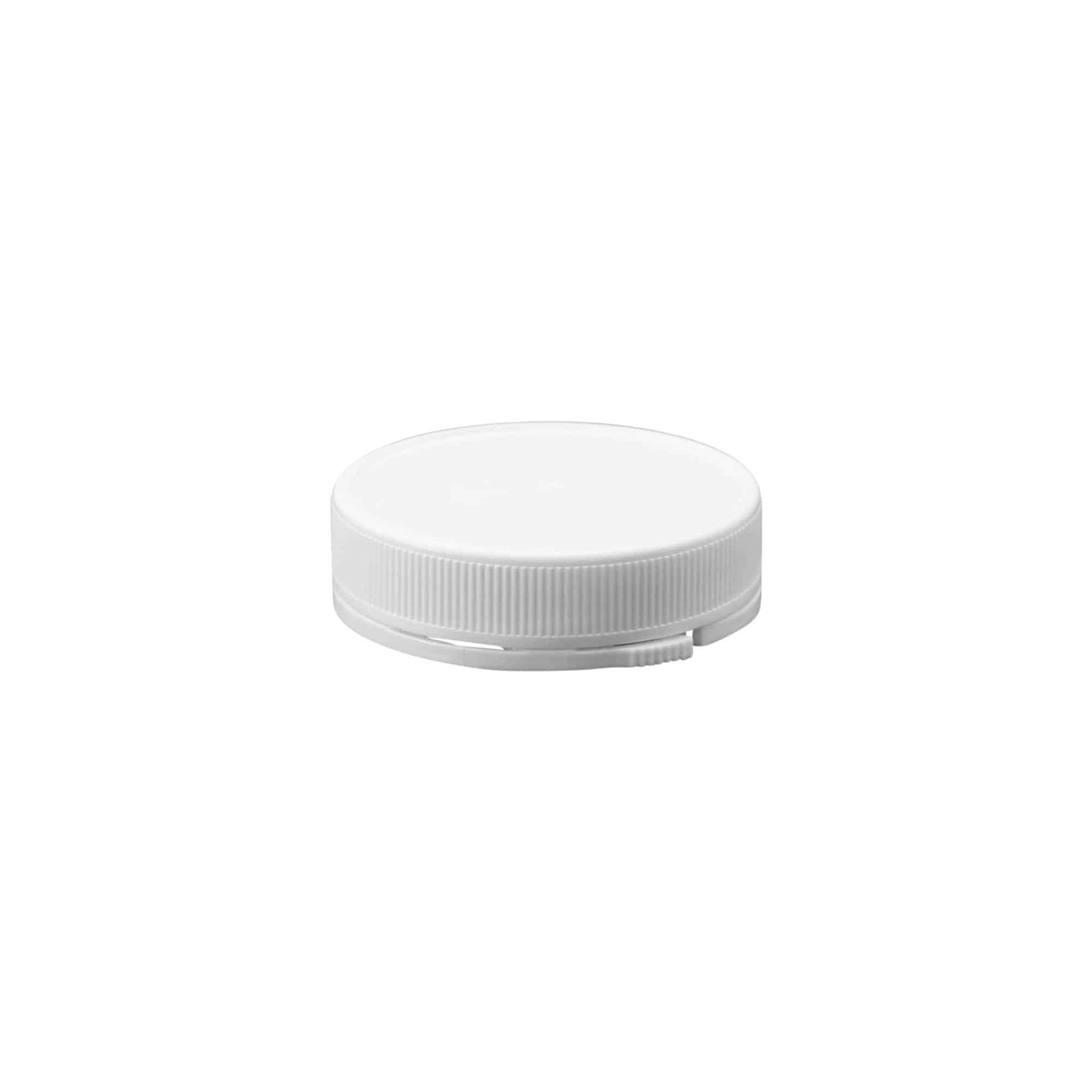 Skrutkovací uzáver „Securilock“ 61,9 mm, PP plast, biela farba
