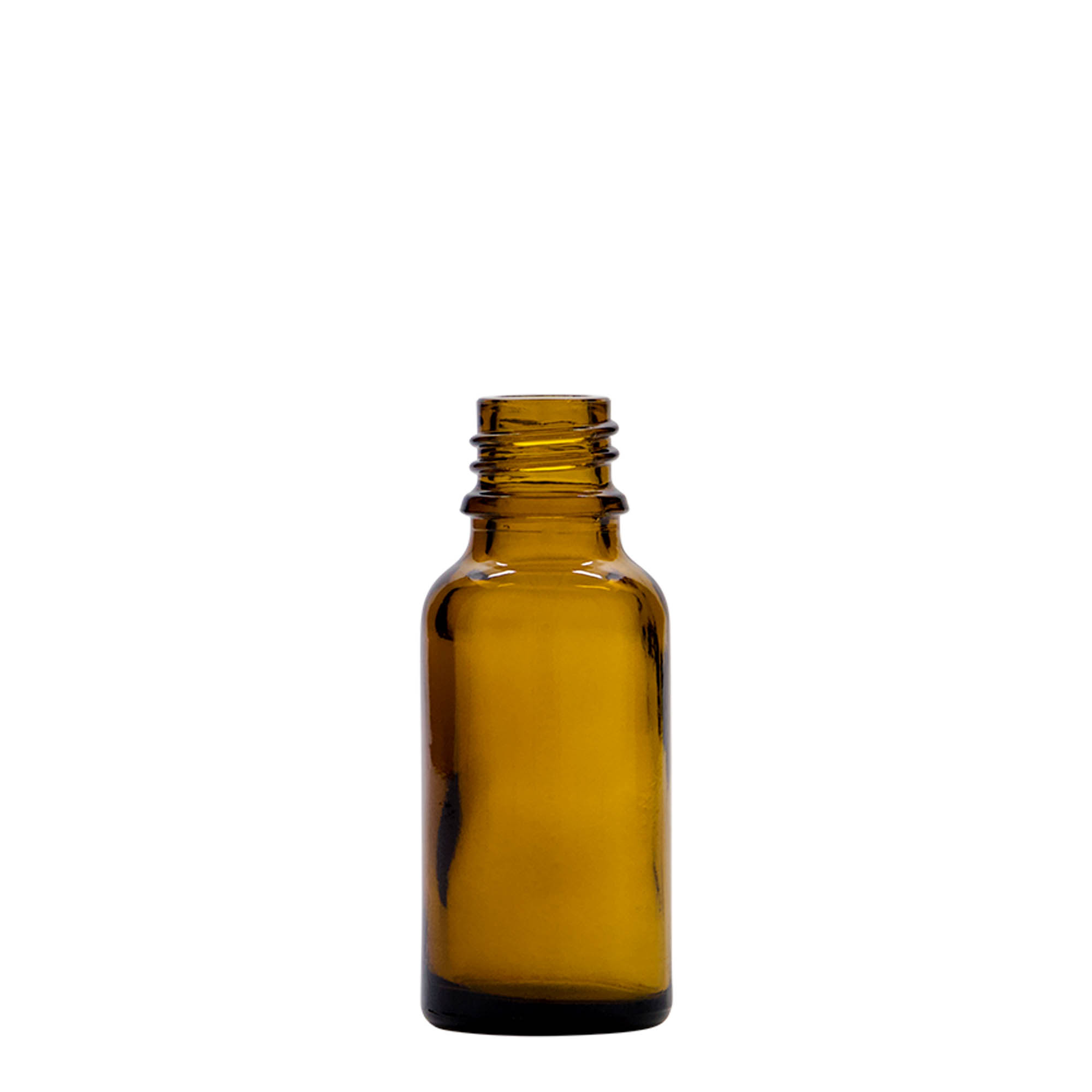 20 ml rozprašovacia fľaša medicínska, sklo, hnedá, hrdlo: DIN 18