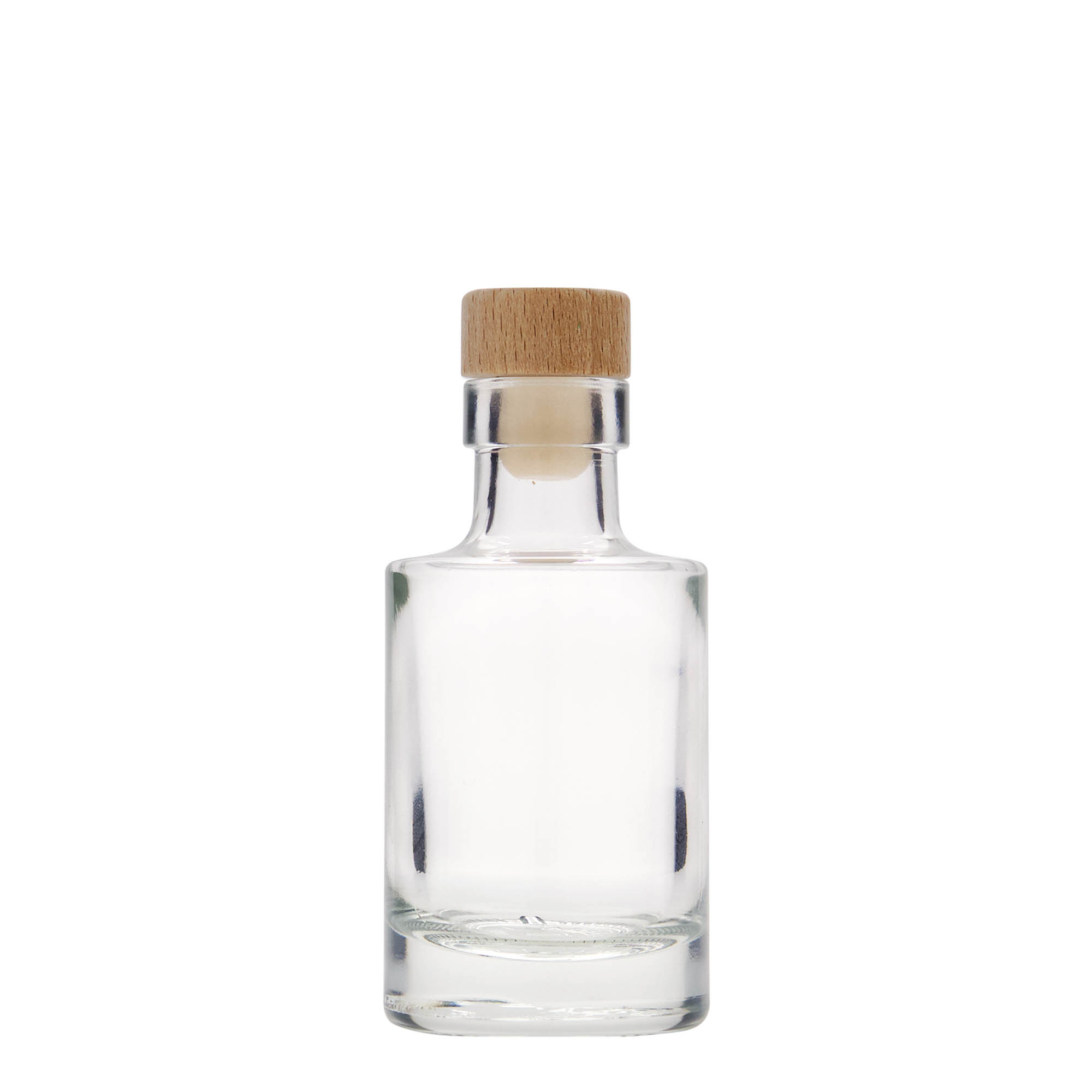100 ml sklenená fľaša 'Aventura', hrdlo: korkové 100 ml sklenená fľaša 'Aventura', hrdlo: korkové