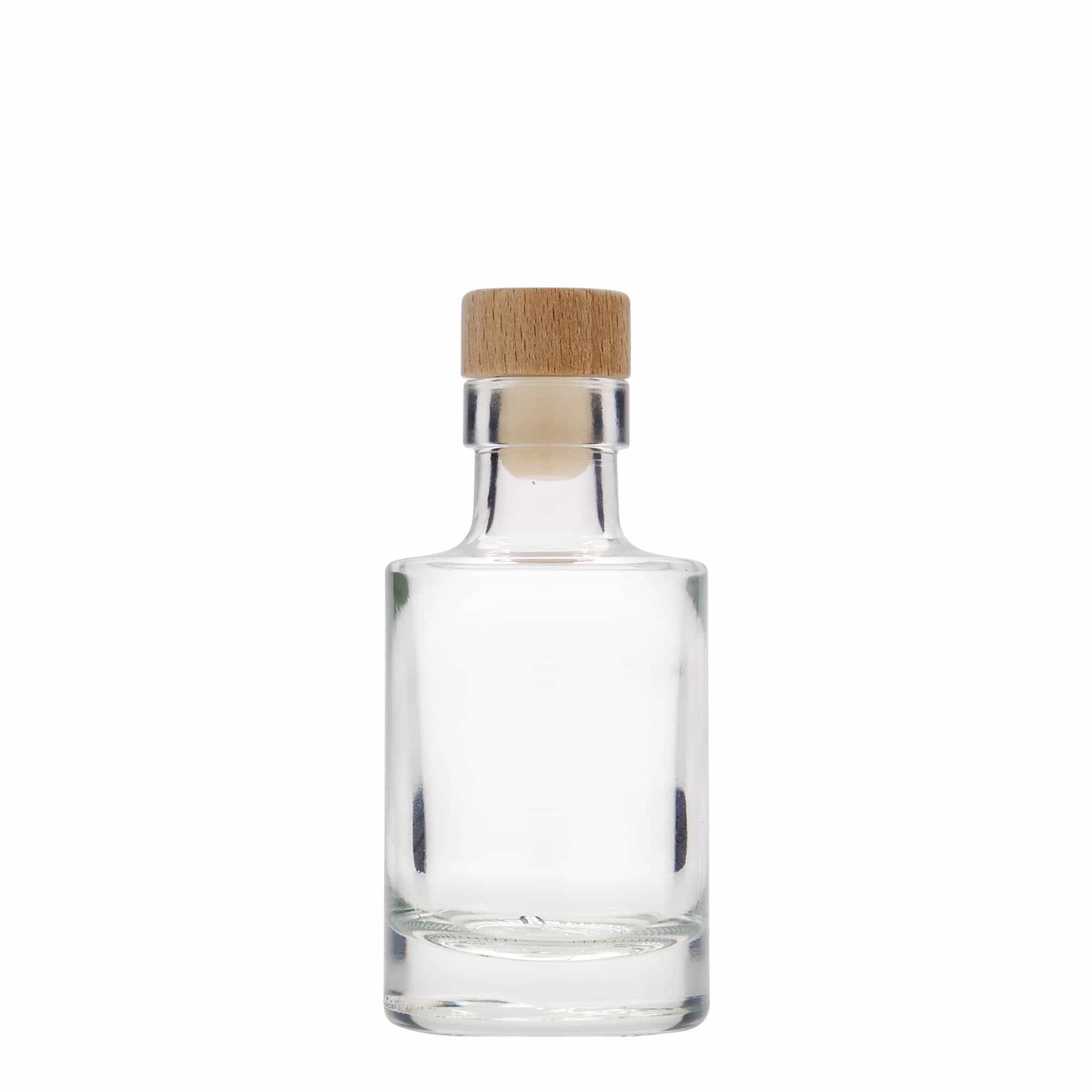 100 ml sklenená fľaša 'Aventura', hrdlo: korkové 100 ml sklenená fľaša 'Aventura', hrdlo: korkové