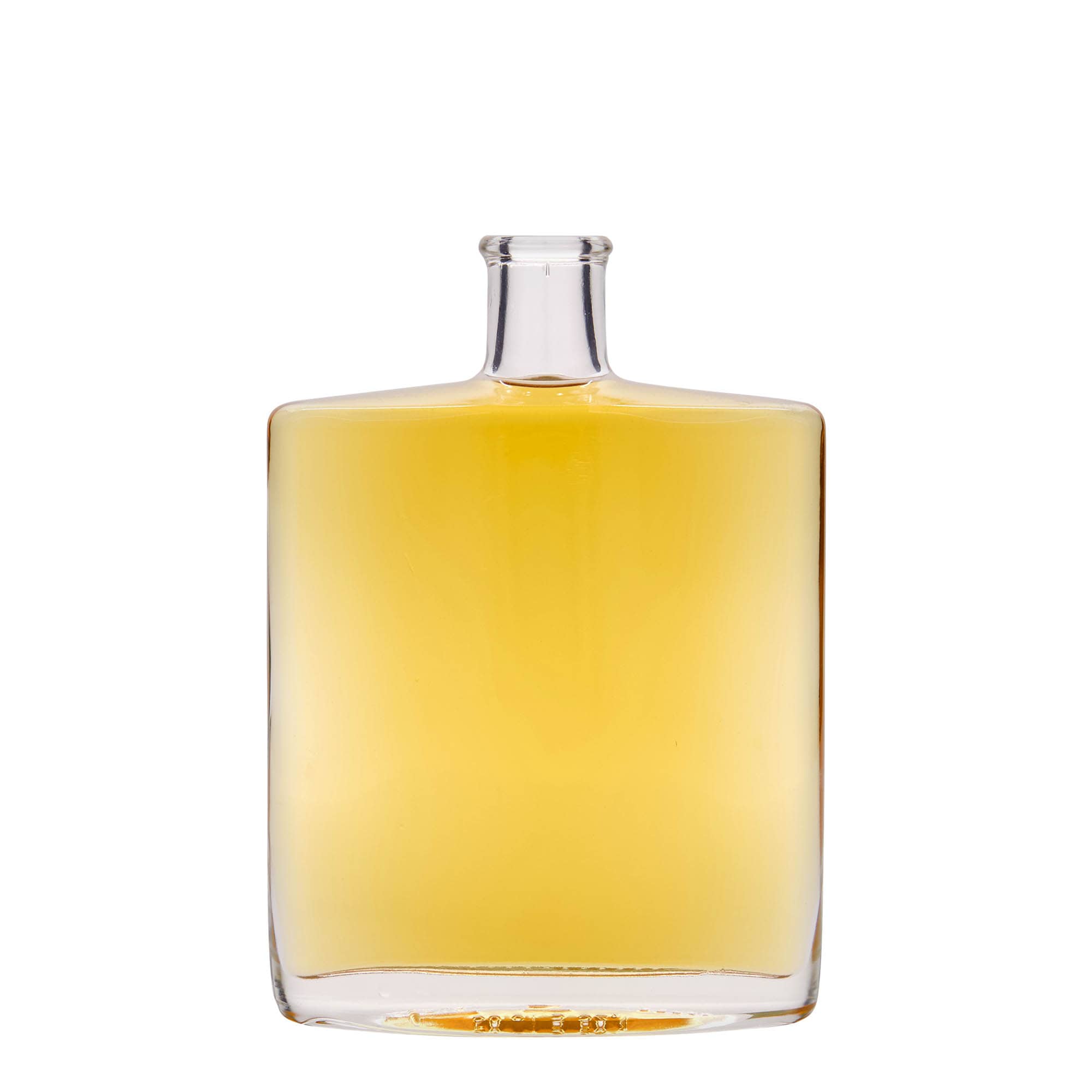 500 ml sklená fľaša „Zorbas“, oválna, hrdlo: korok