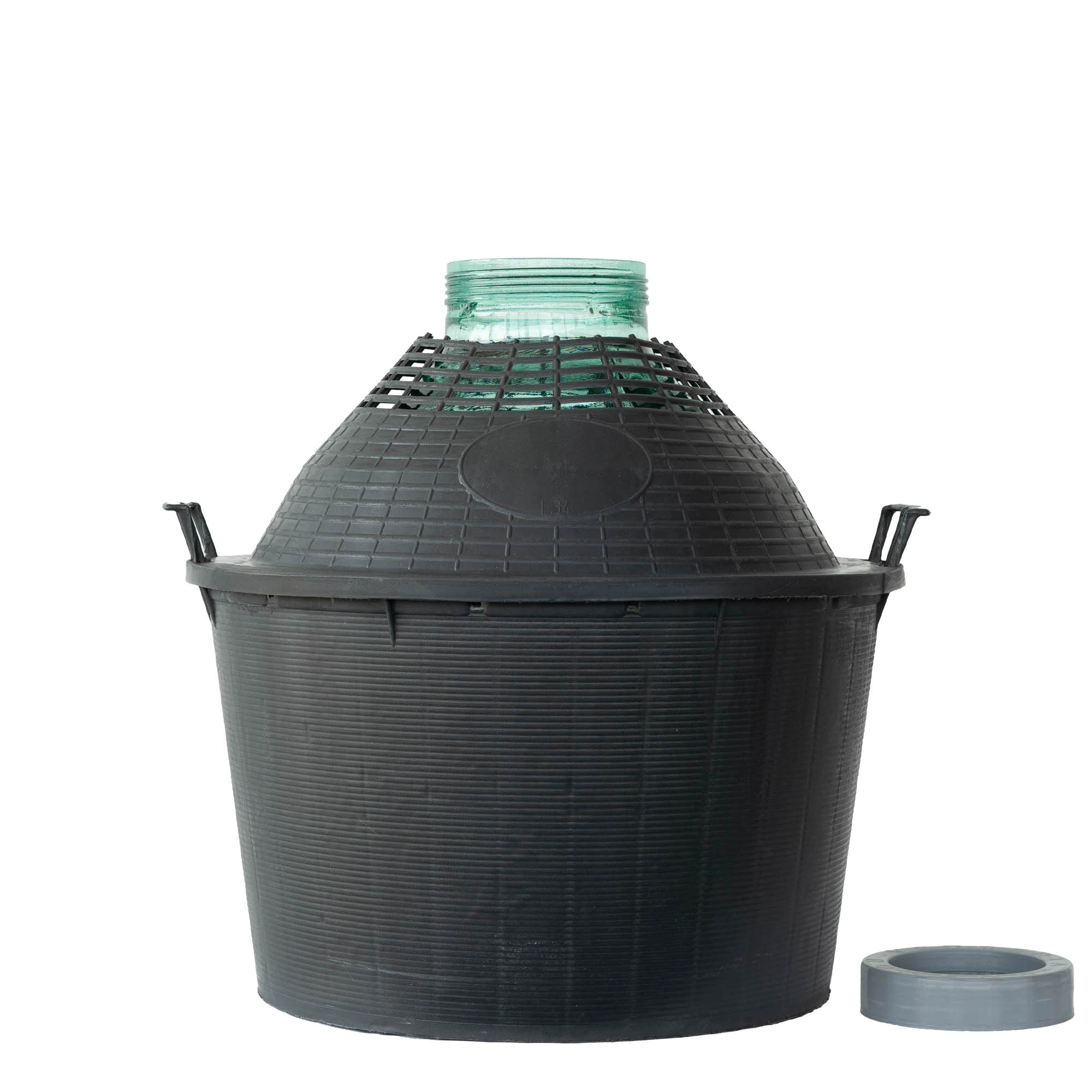 34 l balónová fľaša s širokým hrdlom, sklo, uzáver: závitový uzáver 34 l balónová fľaša s širokým hrdlom, sklo, uzáver: závitový uzáver