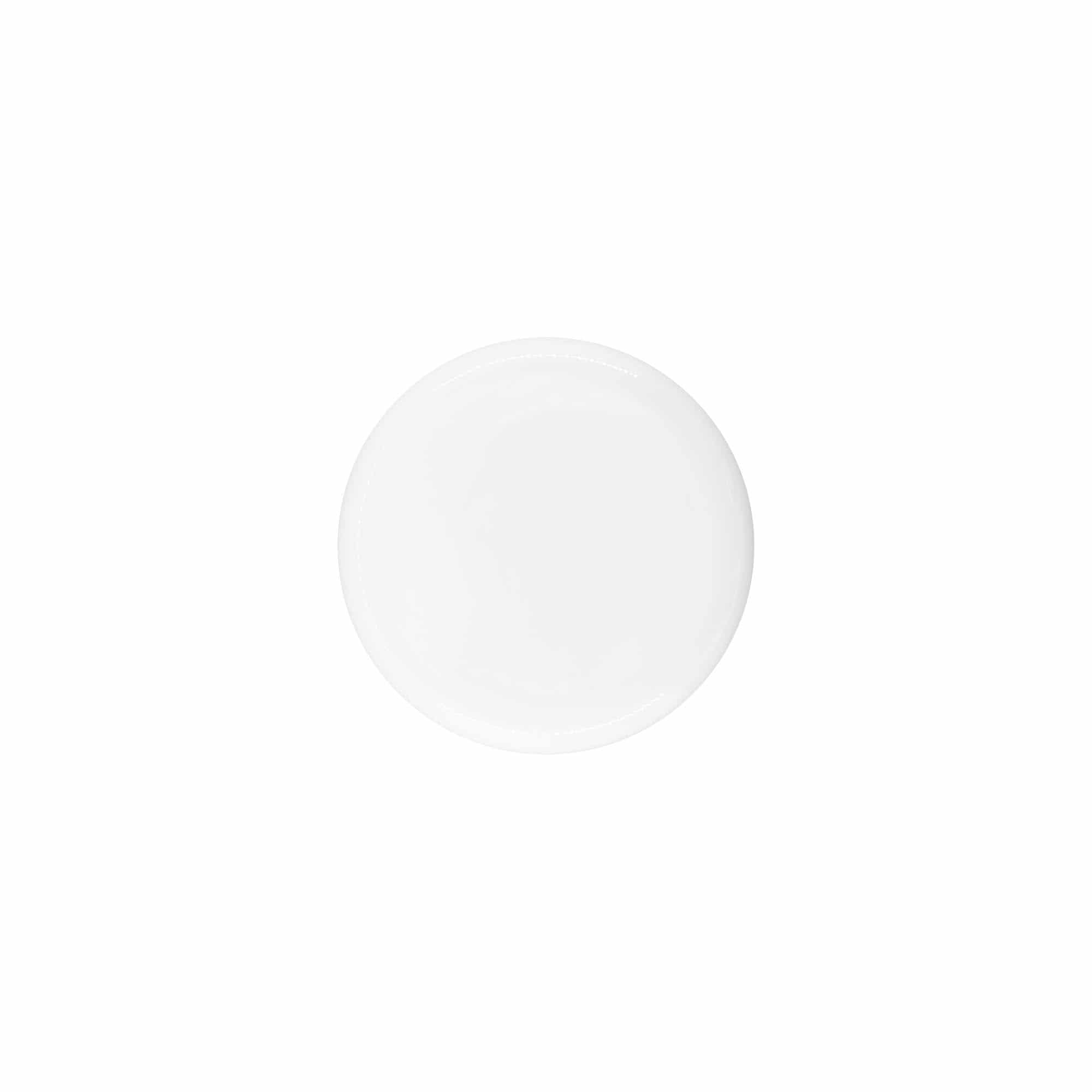 Skrutkovací uzáver pre 50 ml „Bianca“, PP plast, biela farba