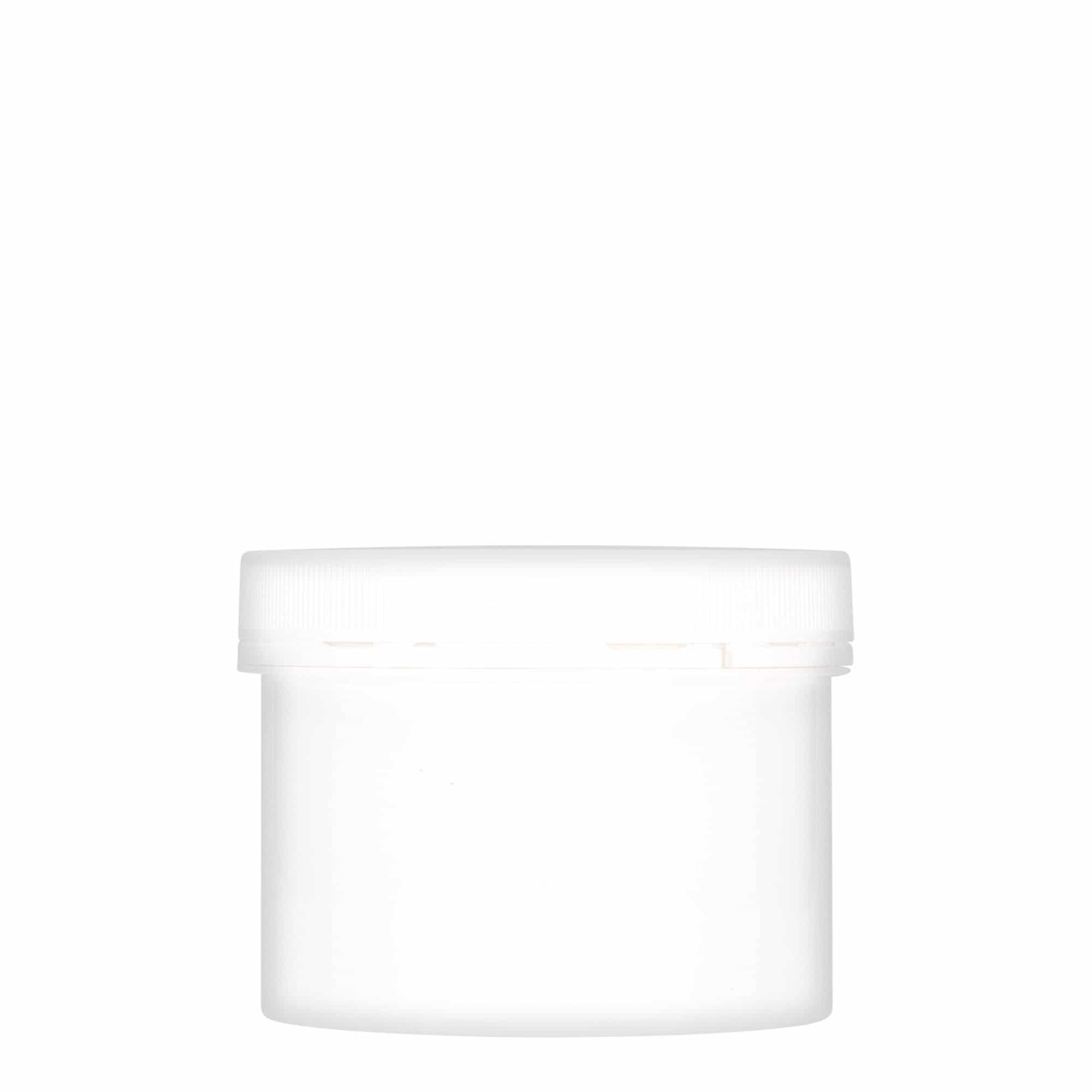 300 ml plastová dóza „Securilock“, PP, biela farba, hrdlo: skrutkovací uzáver
