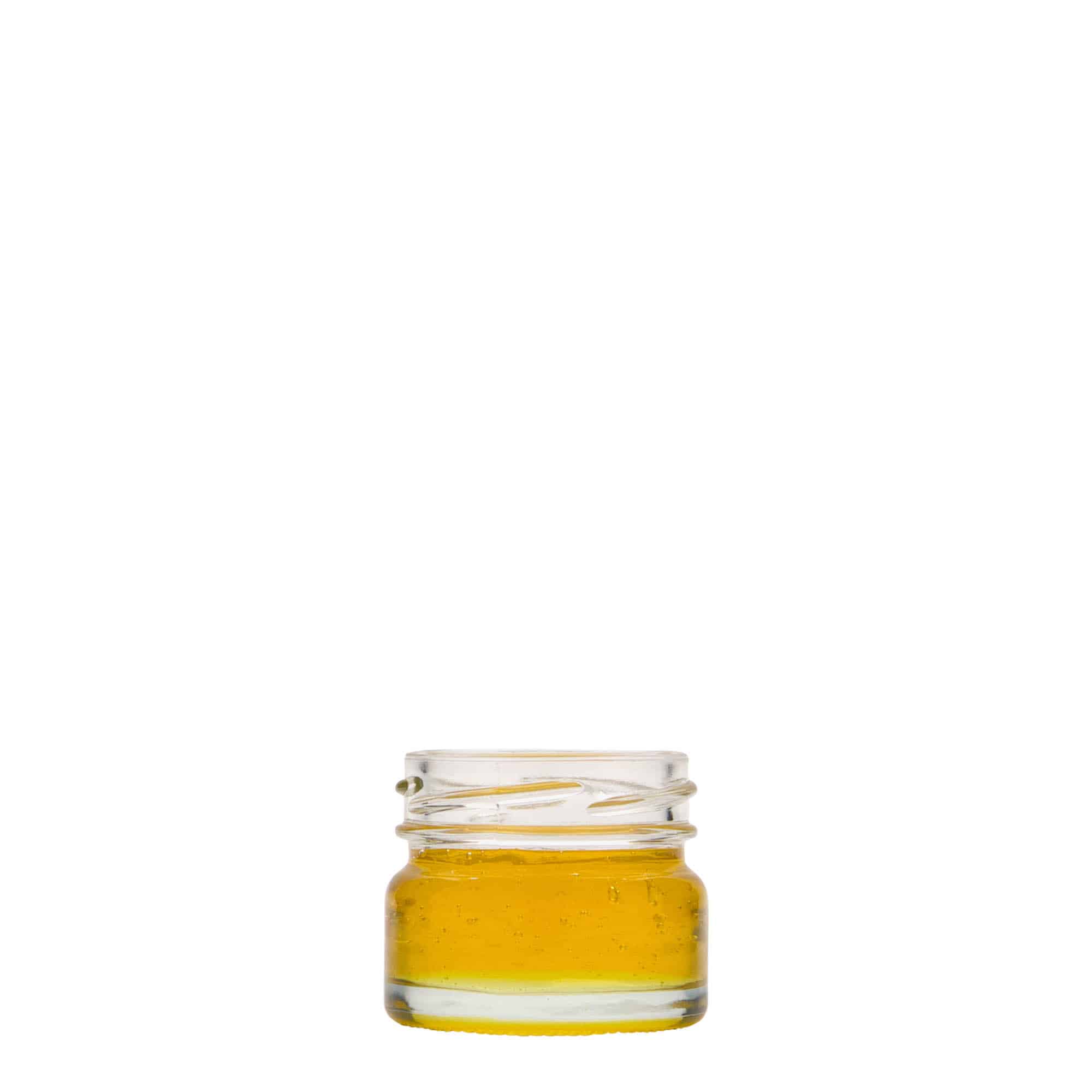 30 ml plochý okrúhly pohár, hrdlo: twist off (TO 43)