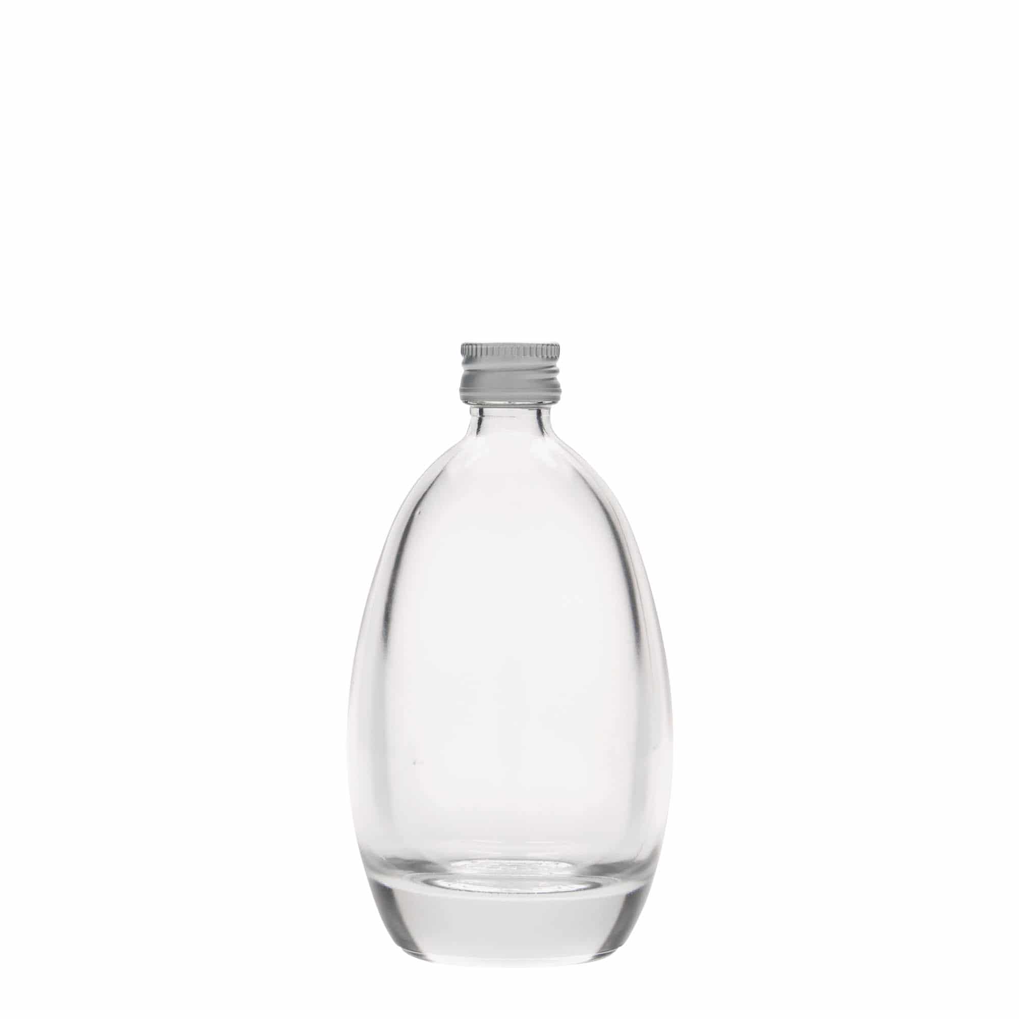 100 ml sklená fľaša „Vajce“, hrdlo: PP 18