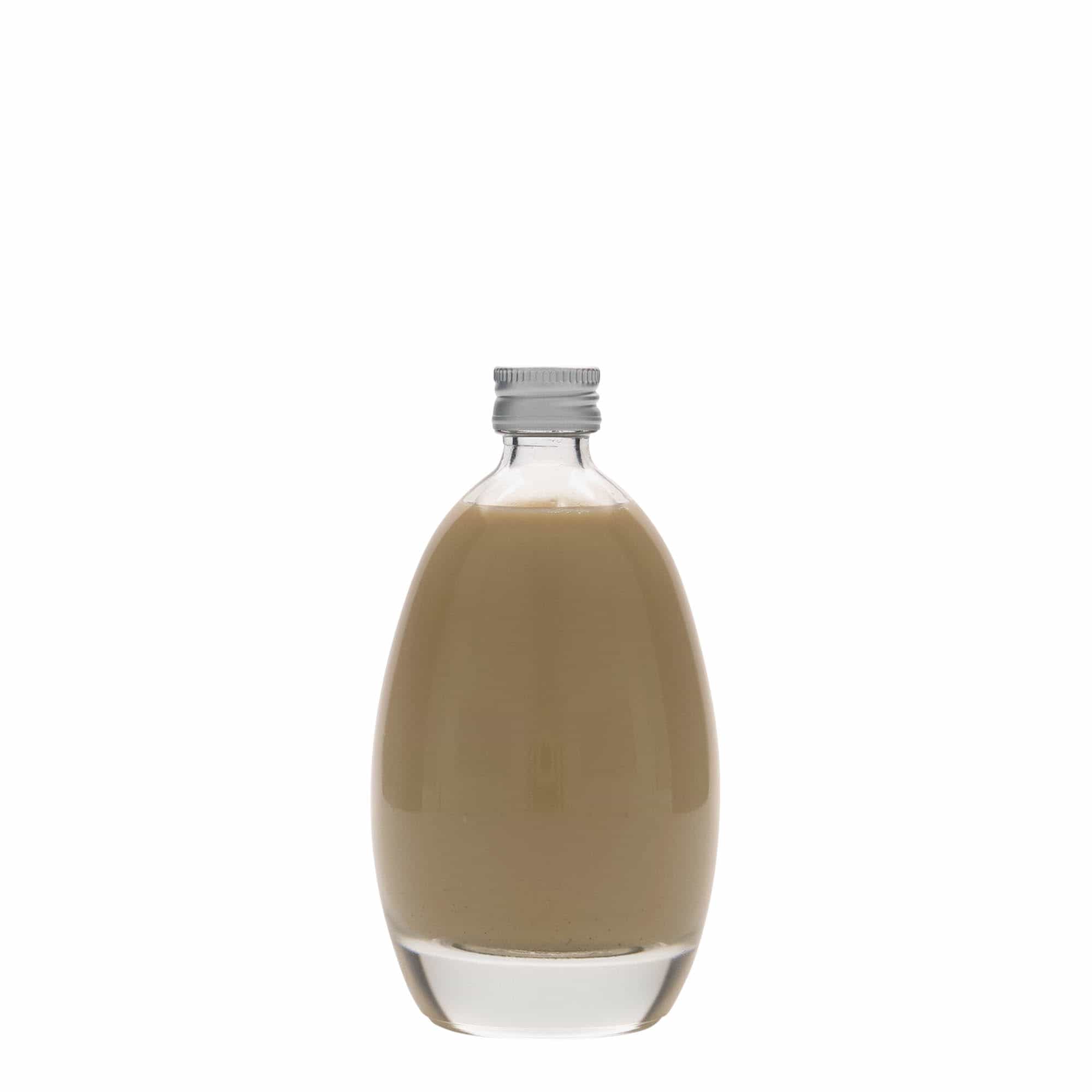 100 ml sklená fľaša „Vajce“, hrdlo: PP 18