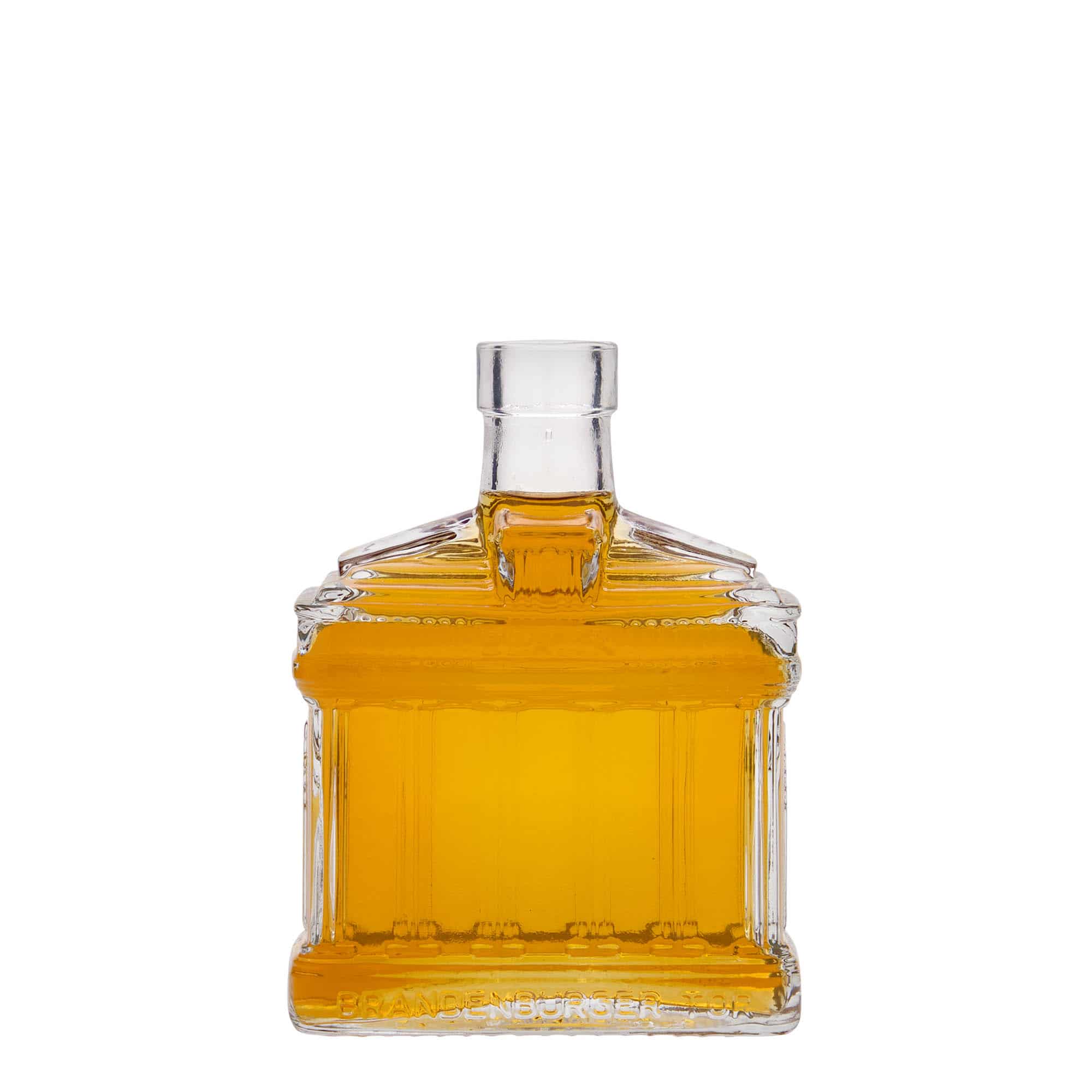 200 ml sklená fľaša „Brandenburská brána“, hrdlo: korok