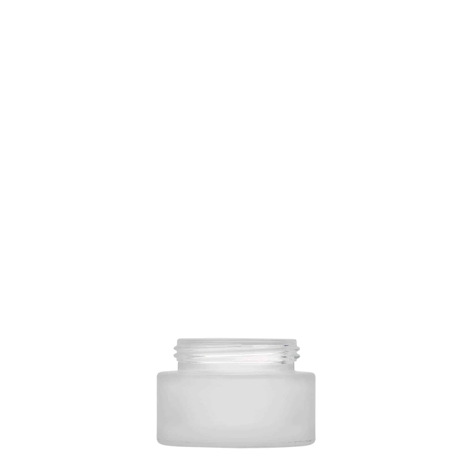 15 ml téglik „Platin Edition“, sklený, ľadová, hrdlo: skrutkovací uzáver 15 ml téglik „Platin Edition“, sklený, ľadová, hrdlo: skrutkovací uzáver