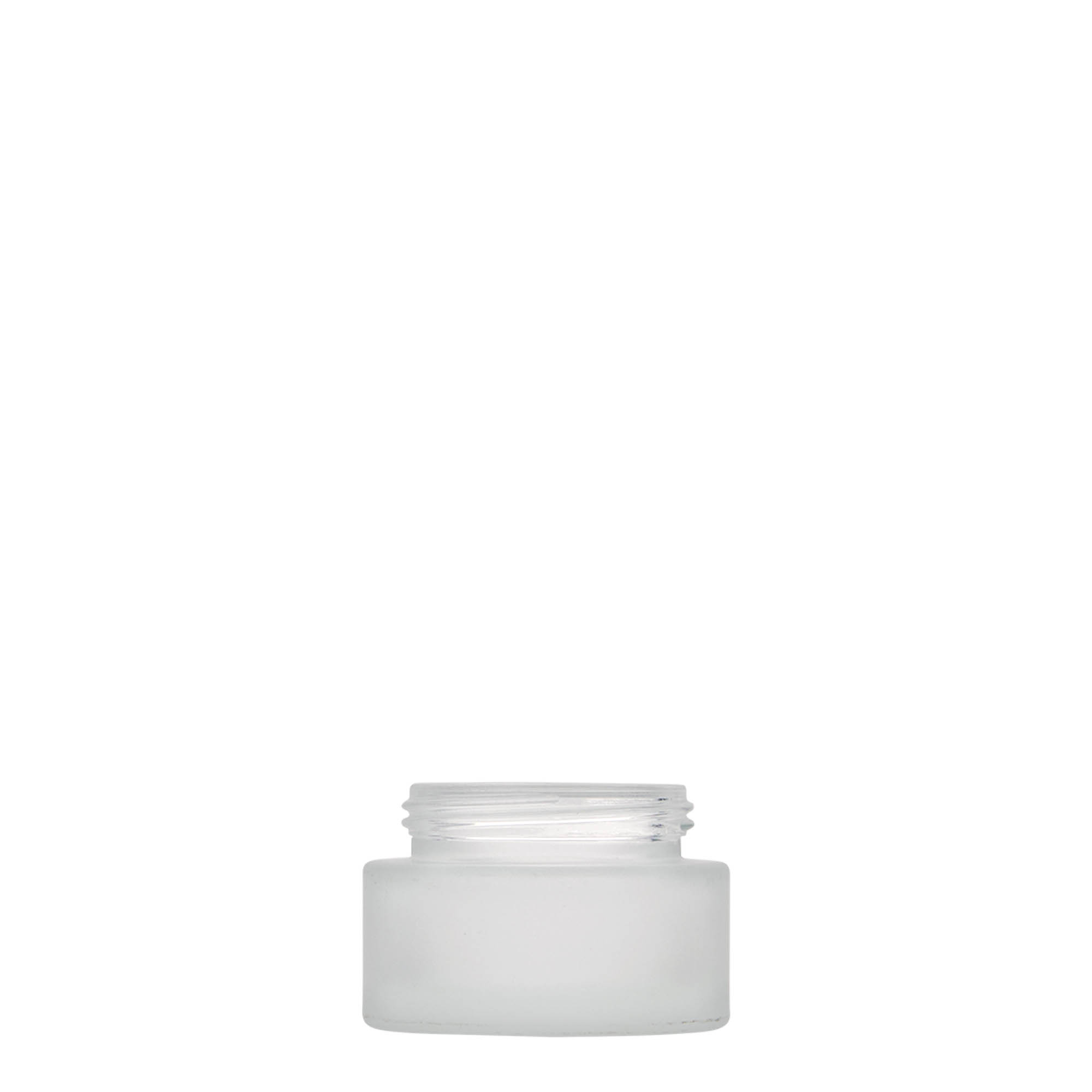 15 ml téglik 'Platin Edition', sklo, matné, hrdlo: závitové uzáver 15 ml téglik 'Platin Edition', sklo, matné, hrdlo: závitové uzáver