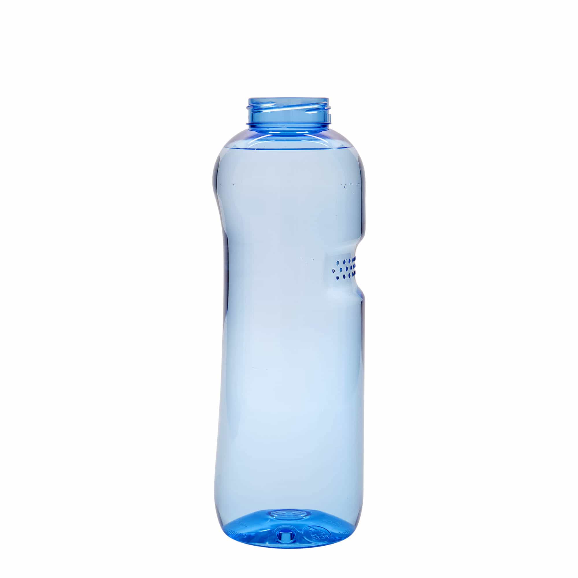 1 000 ml PET fľaša „Kavodrink“, plast, modrá farba