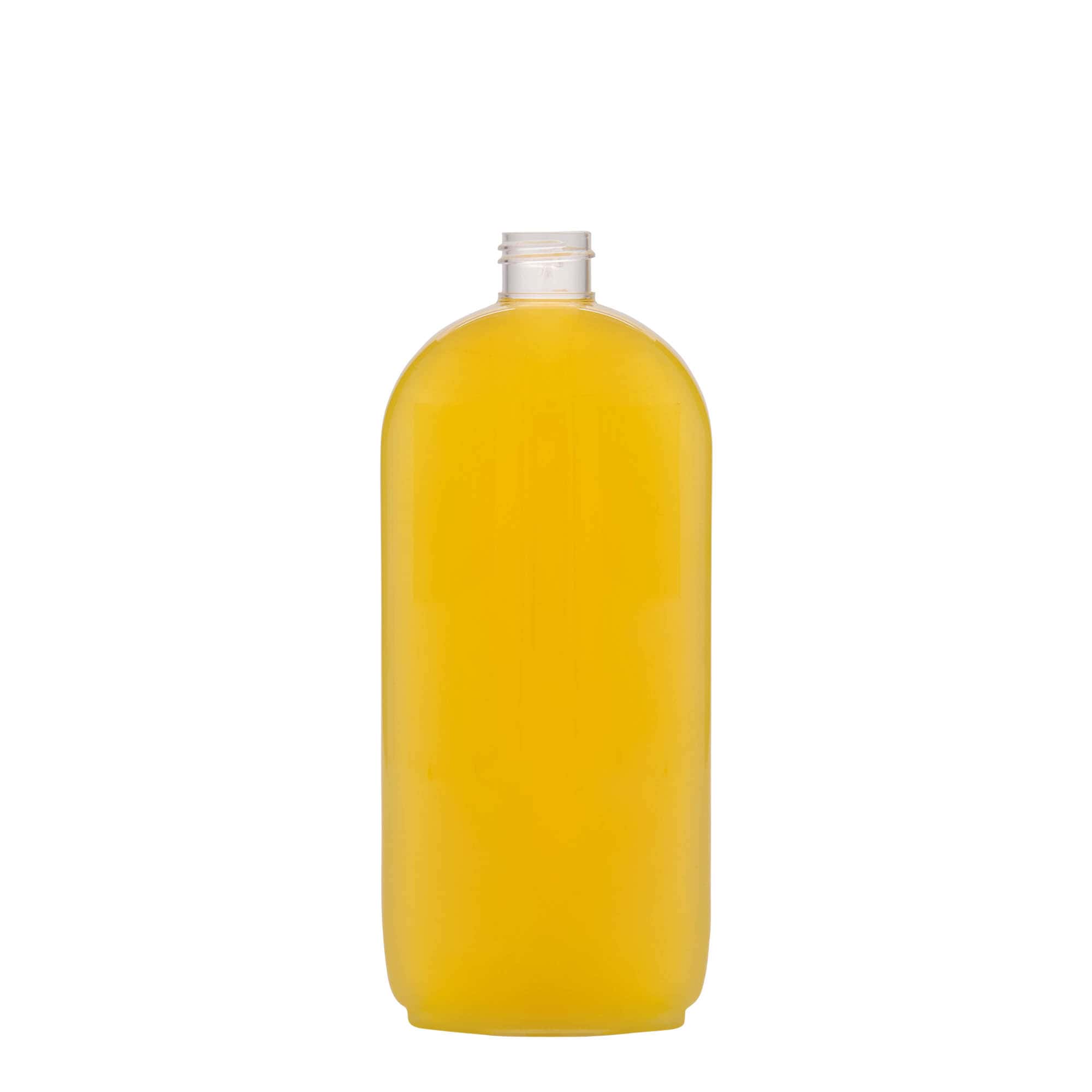 500 ml PET fľaša „Iris“, oválna, plast, hrdlo: GPI 24/410