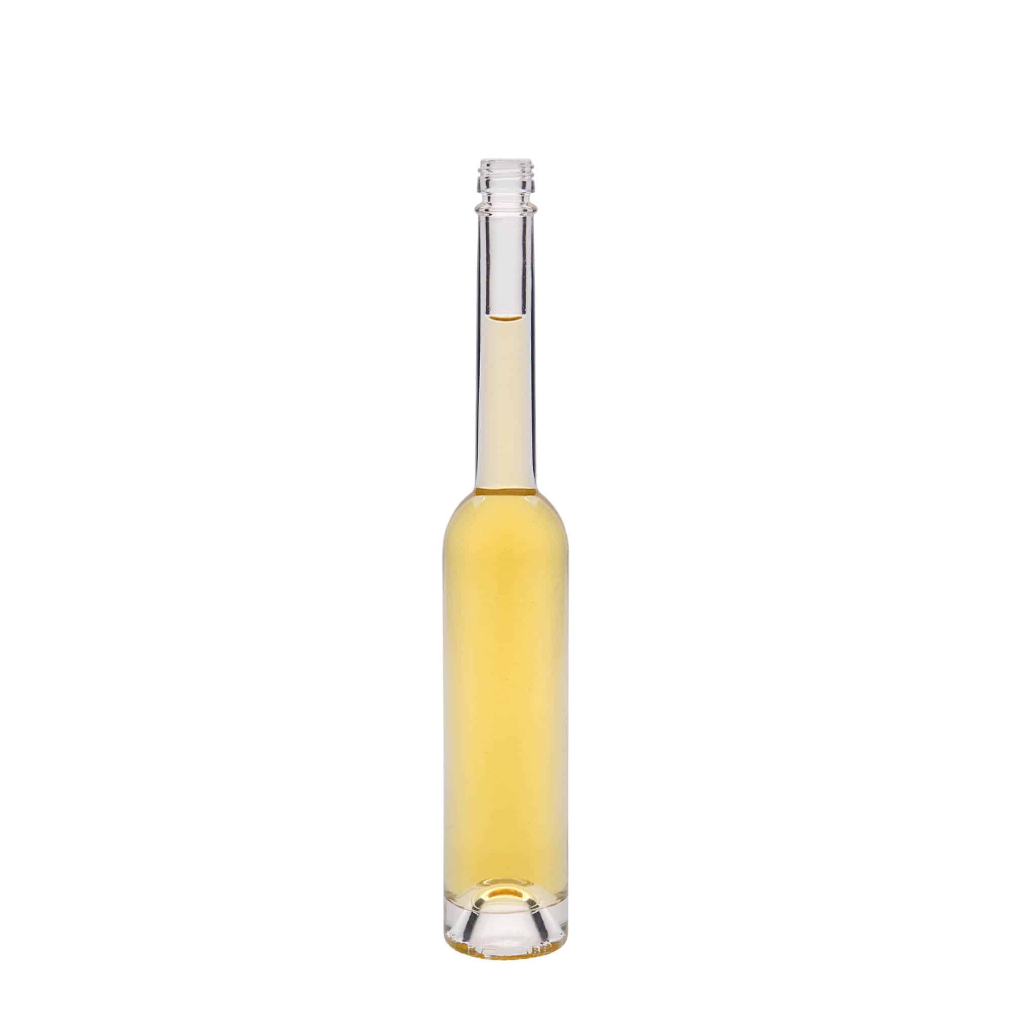 100 ml sklená fľaša „Platina“, hrdlo: PP 18