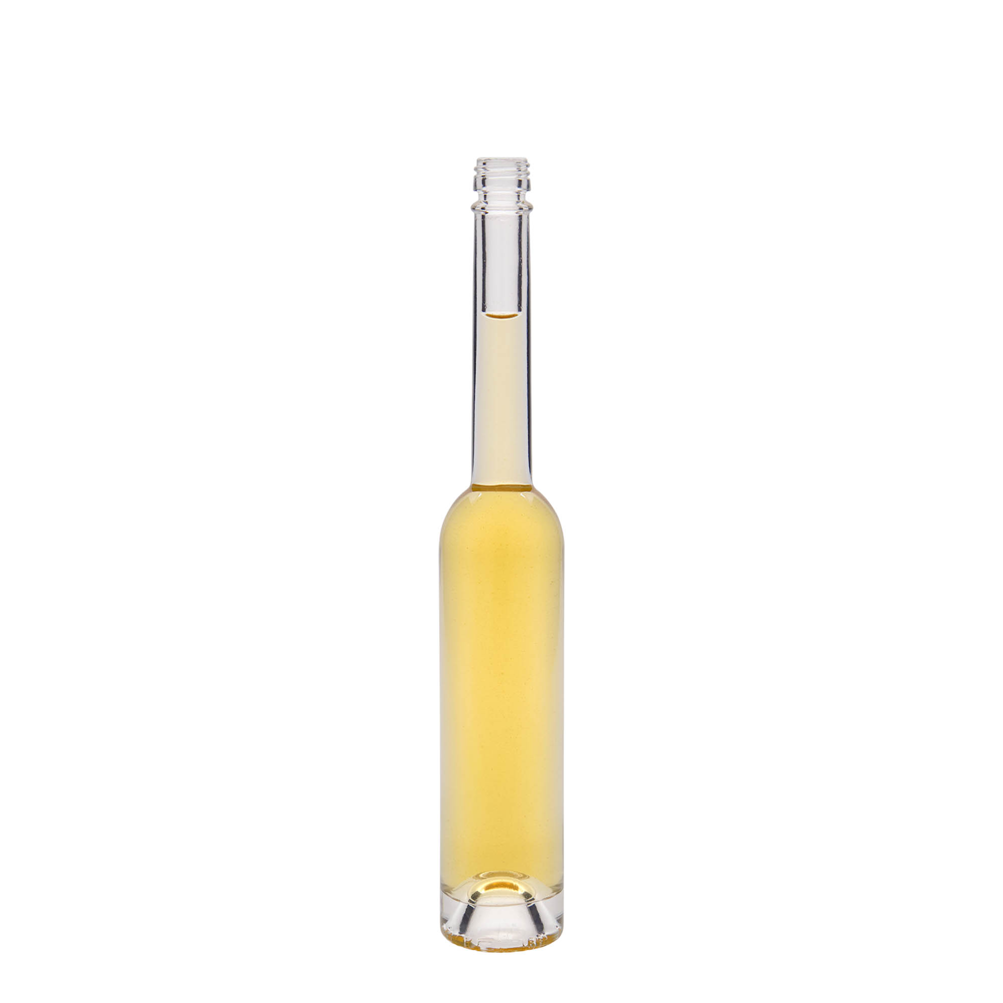 100 ml sklenená fľaša 'Platina', hrdlo: PP 18
