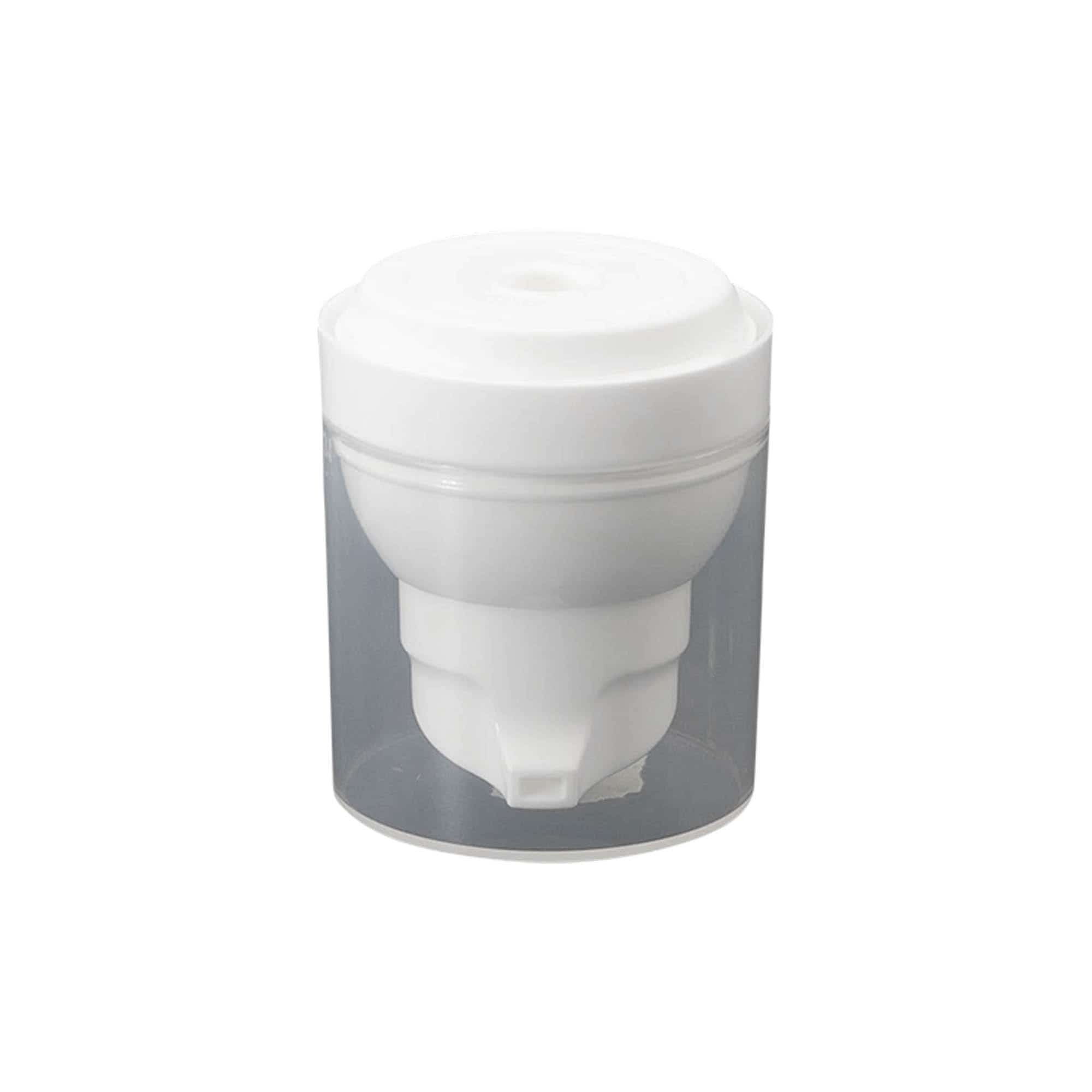 Airless dávkovacia pumpa 'Mezzo', PP-plast, biela