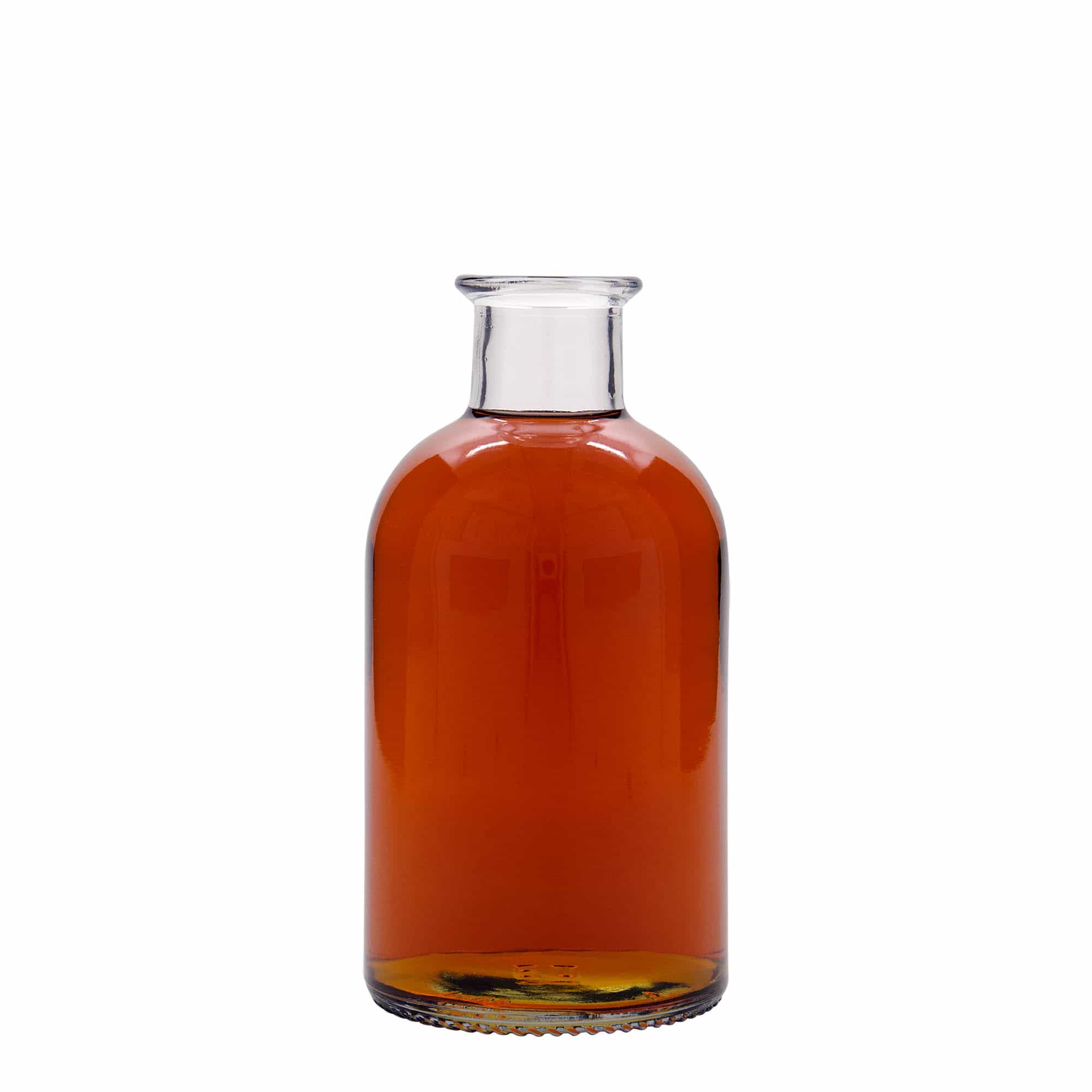 500 ml sklená fľaša lekárnik „Italia“, hrdlo: korok