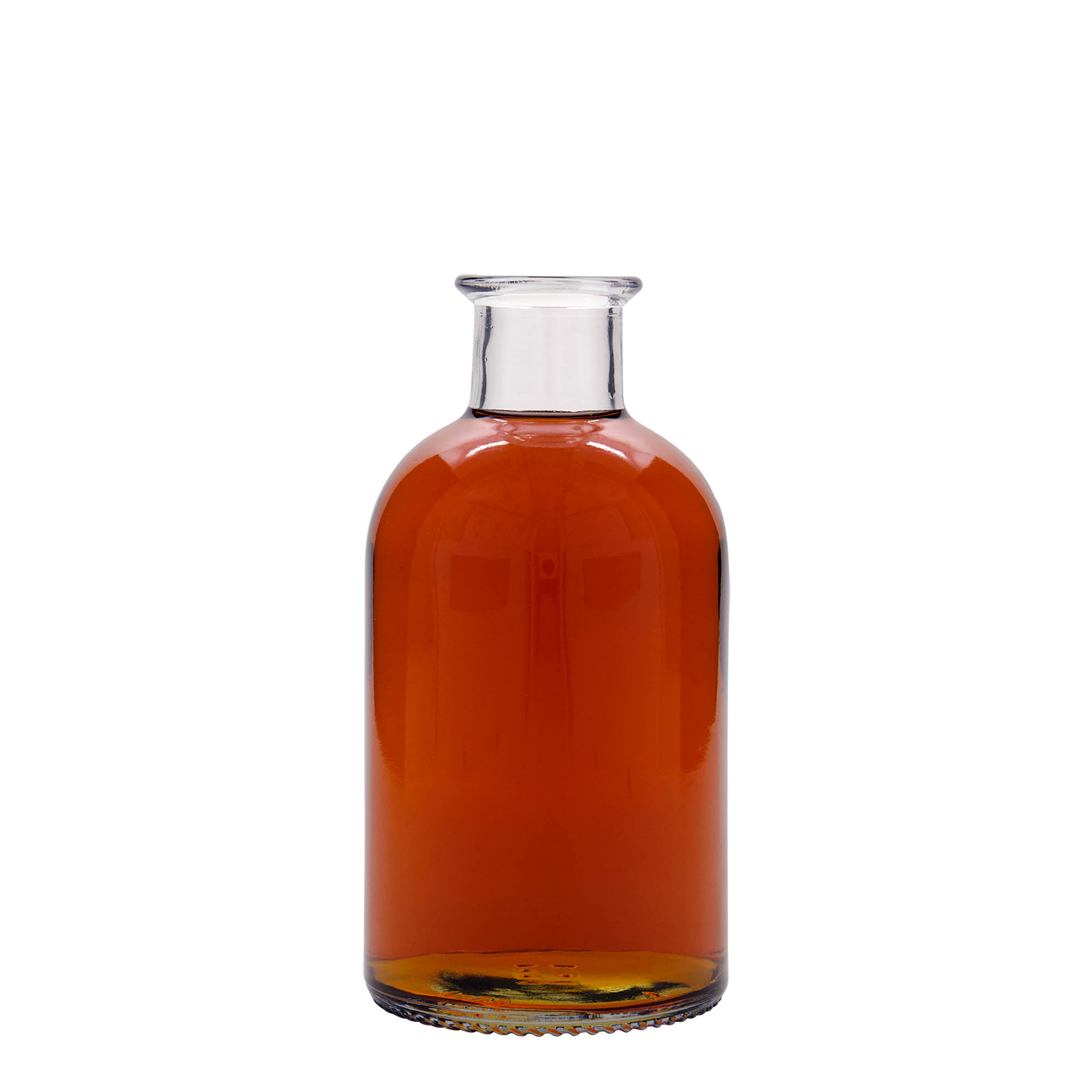 500 ml sklená fľaša lekárnik „Italia“, hrdlo: korok