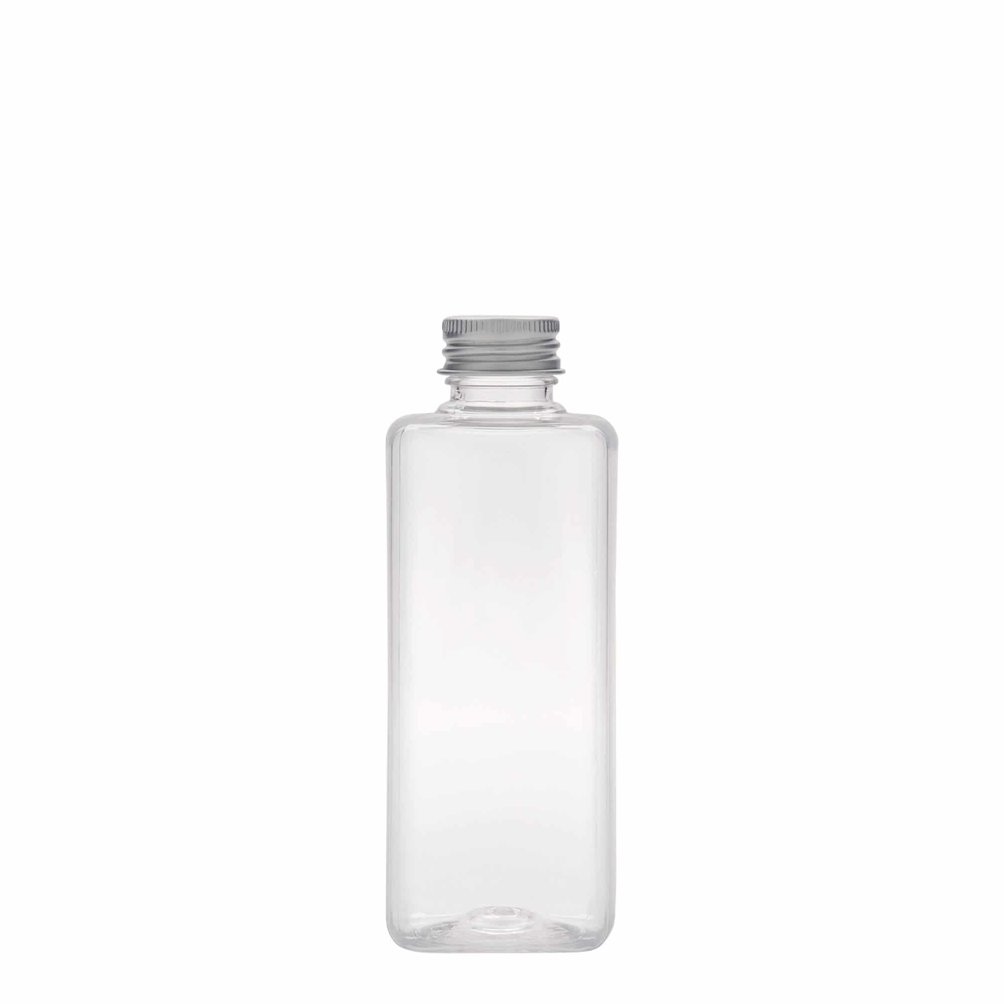 200 ml PET fľaša „Karl“, štvorcová, plast, hrdlo: GPI 24/410 200 ml PET fľaša „Karl“, štvorcová, plast, hrdlo: GPI 24/410