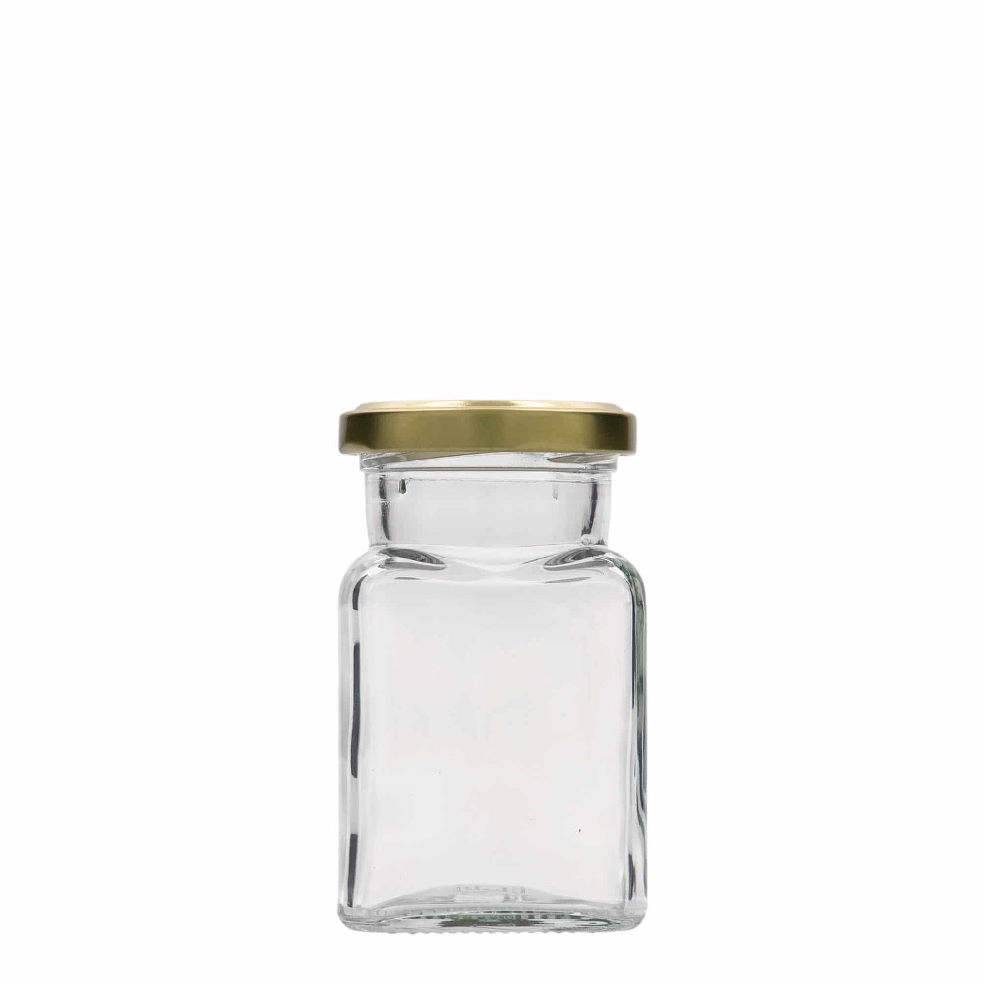 150 ml štvorhranný pohár, hrdlo: twist off (TO 53)